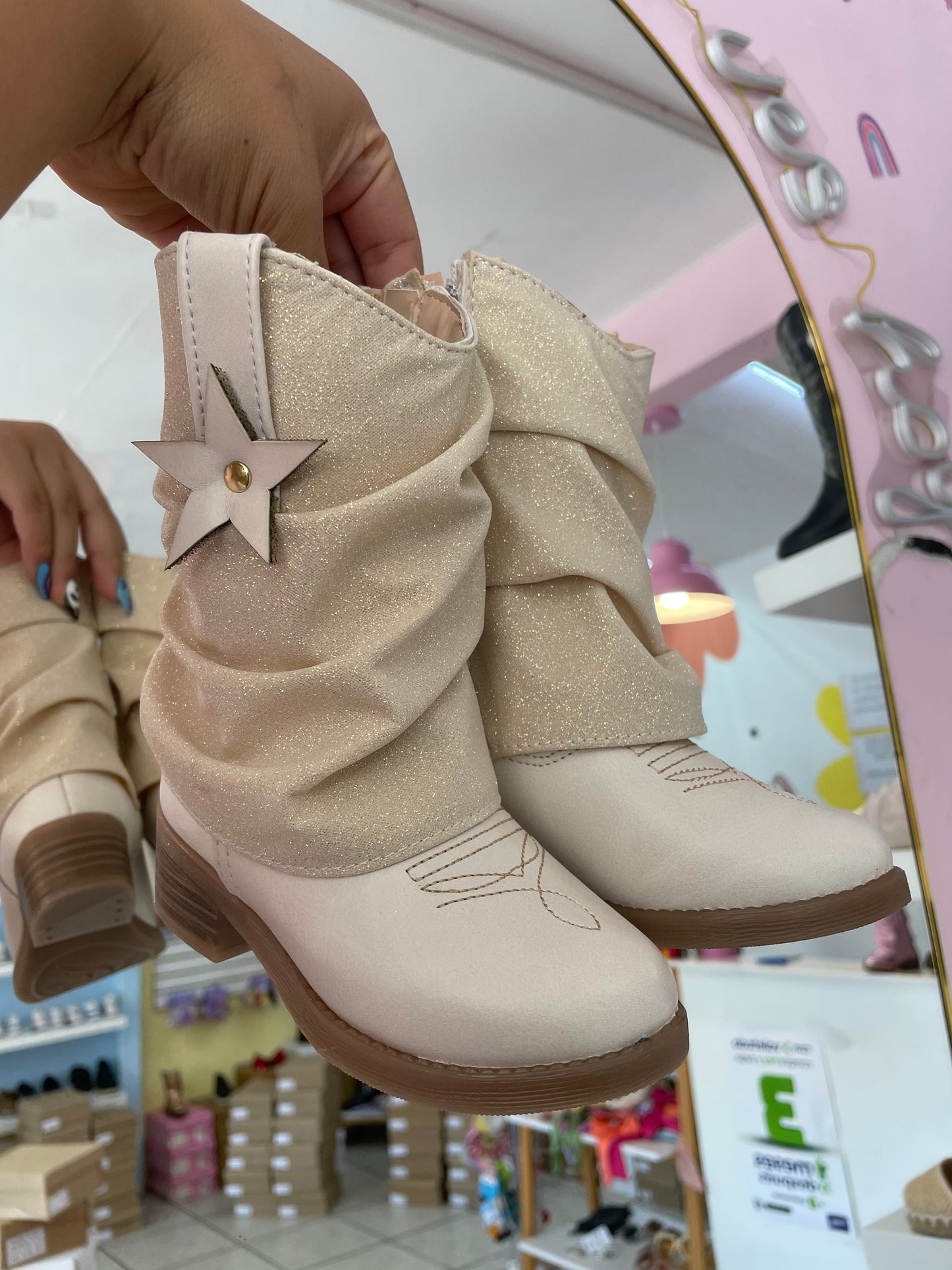 Bota Vaquera España Latte