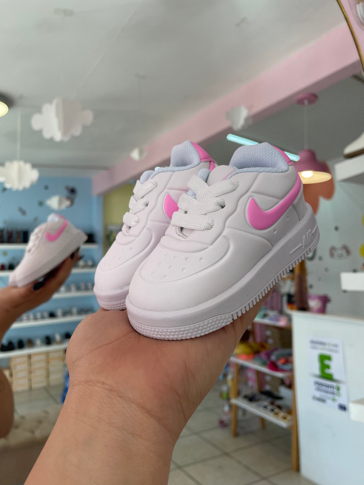 Nike Bebé Withe/Pink