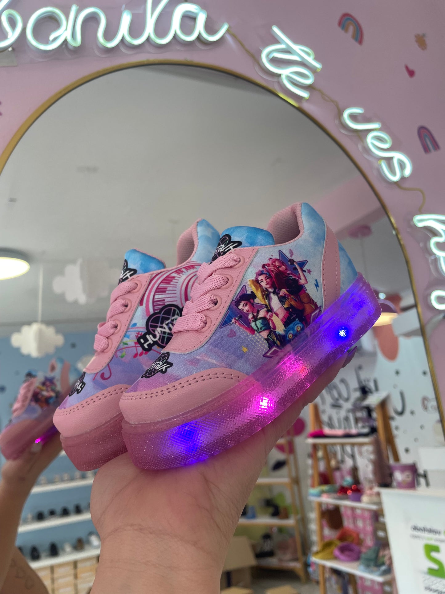 Guerreras Kpop Led Rosa Pastel