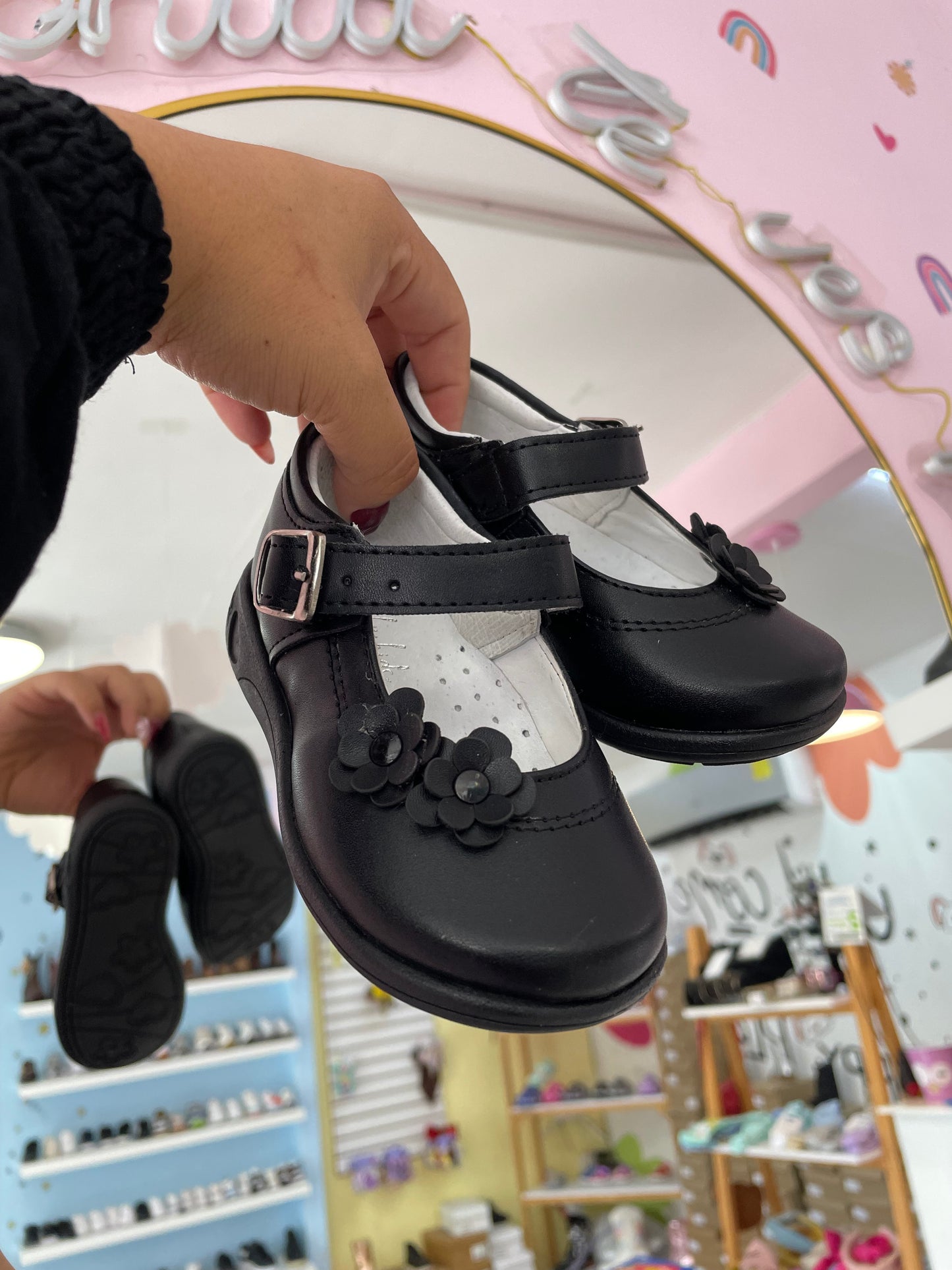 Zapato Escolar Negro 326