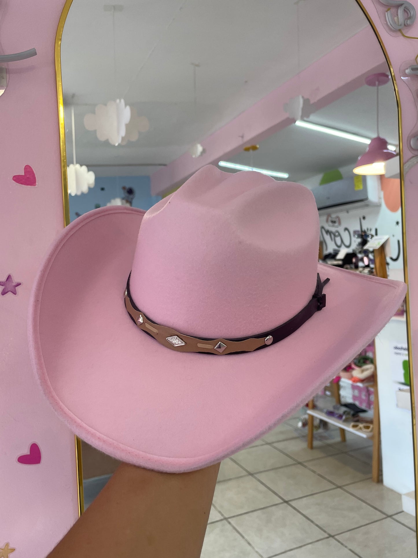 Sombrero Vaquero Rosa