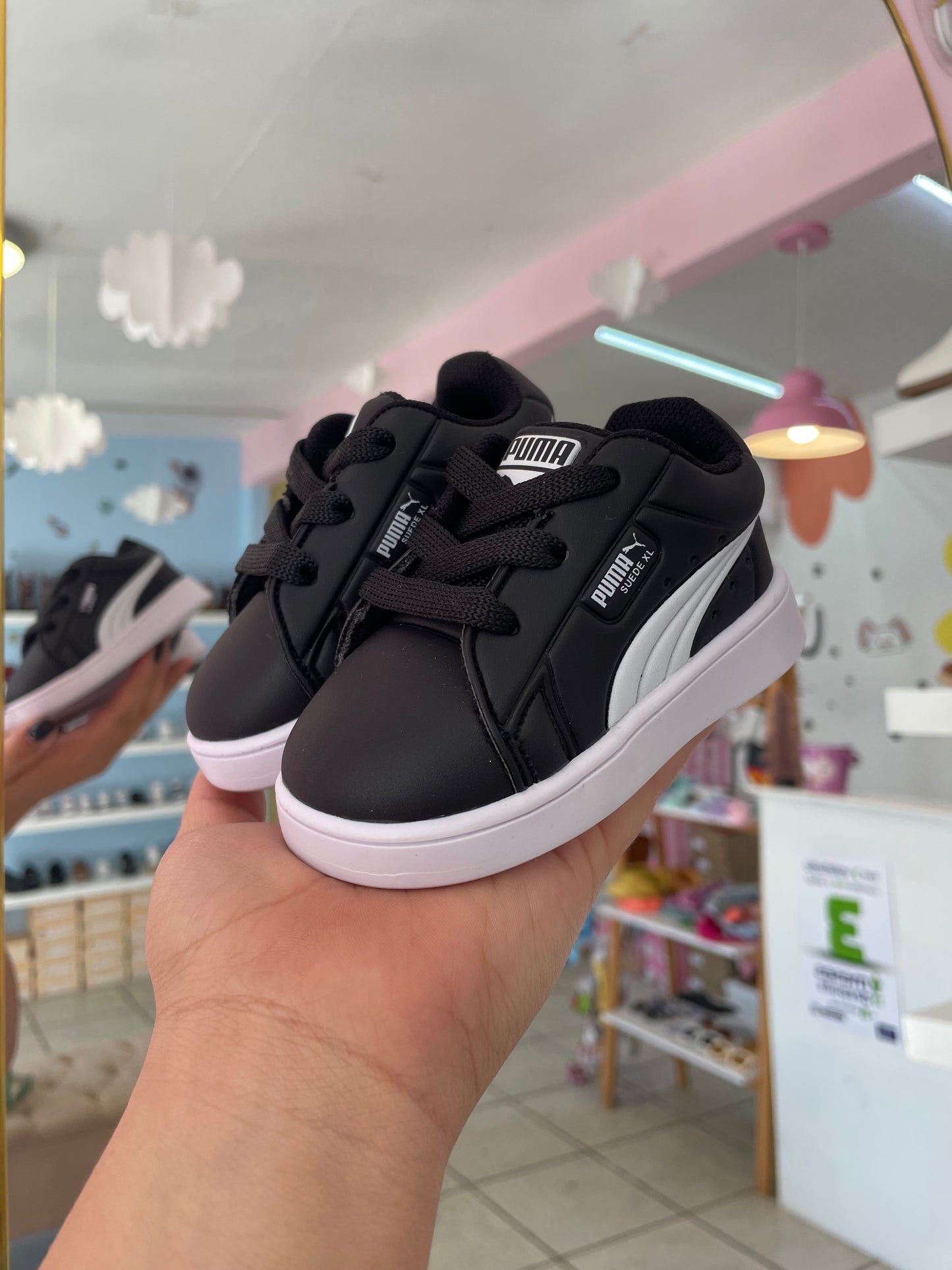 Teni Puma Bebe Black/Withe