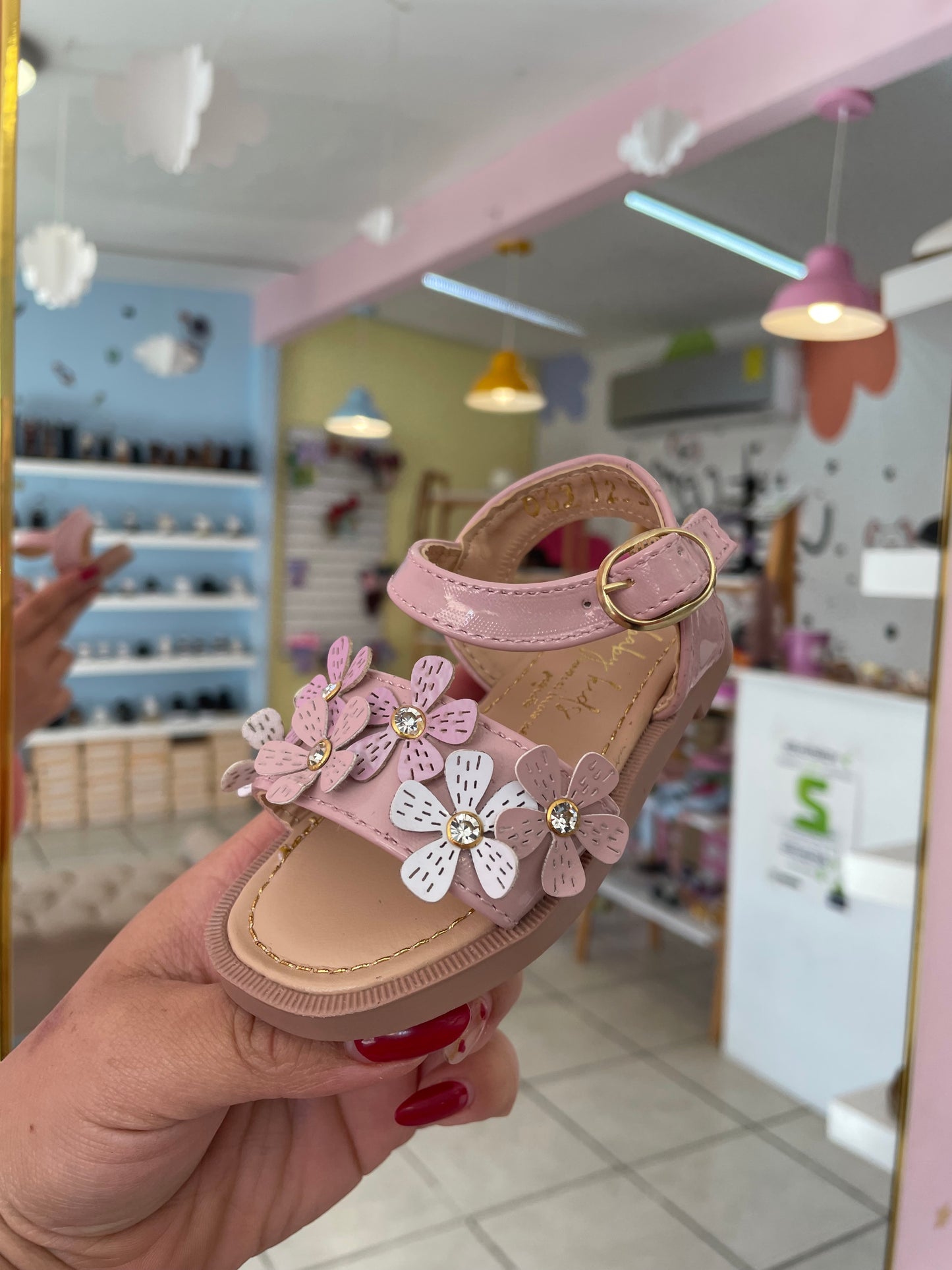 Sandalia Frappe/Flores