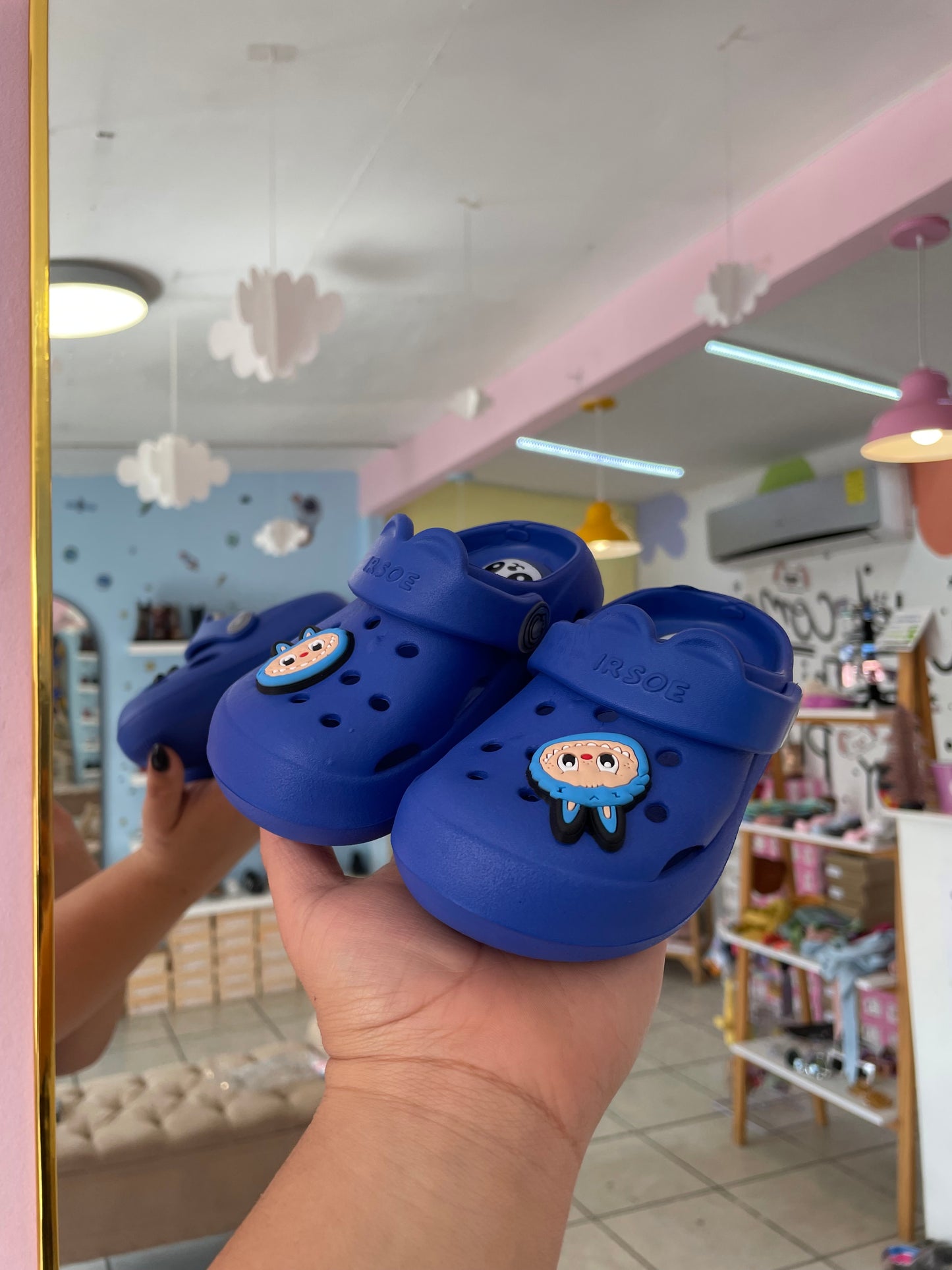 Crocs pillones azul