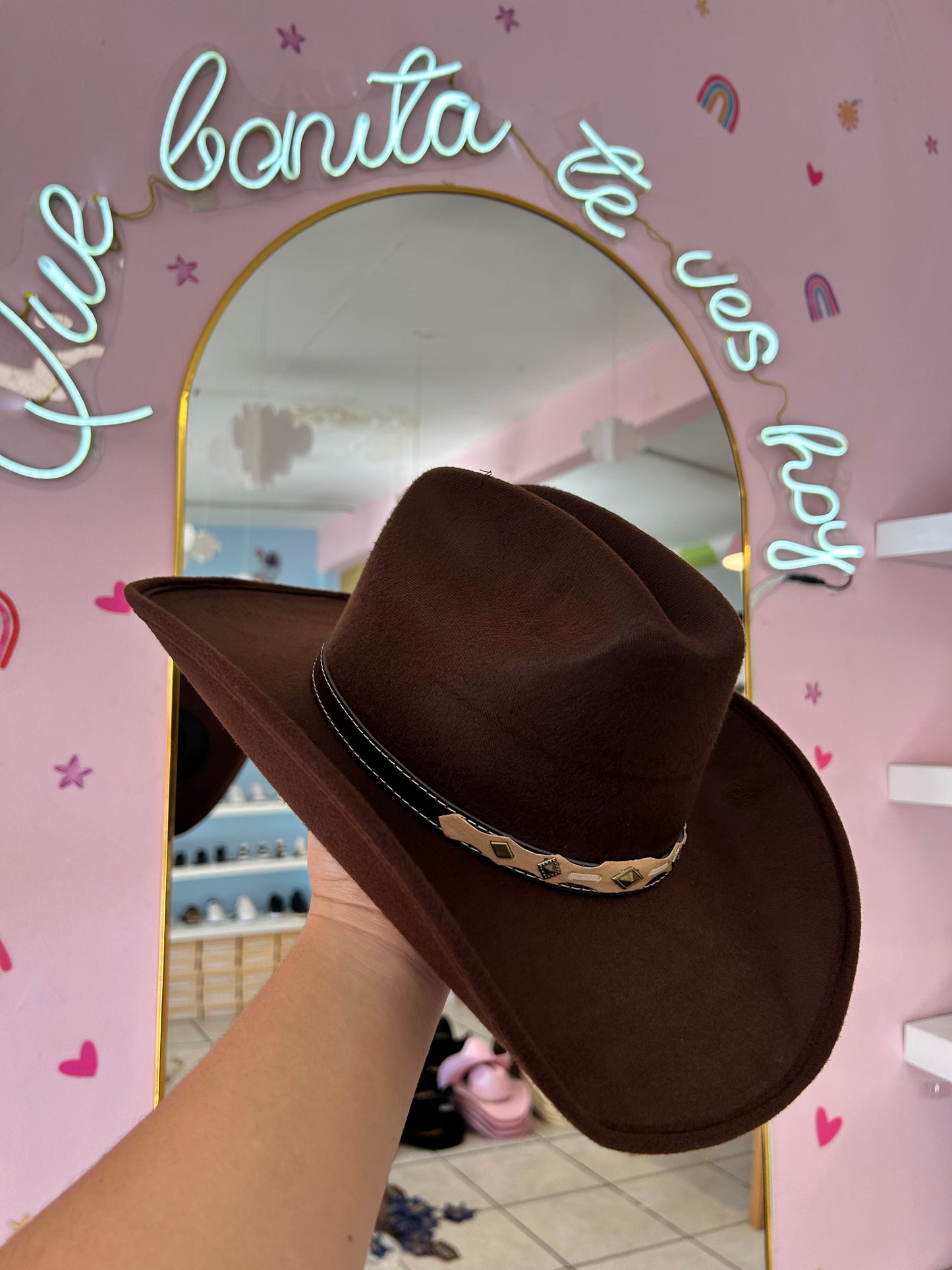 Sombrero Vaquero Café Obscuro