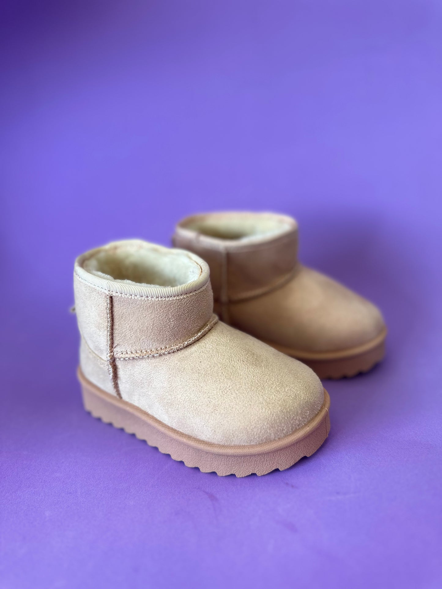 Bota afelpada invernal blush