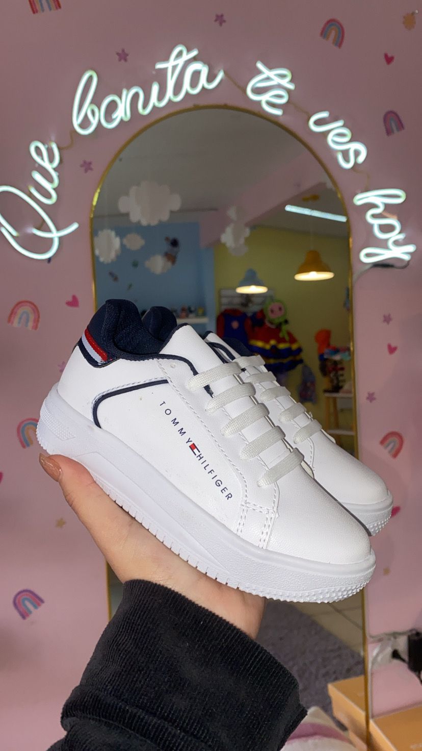 Teni Tommy blanco/marino