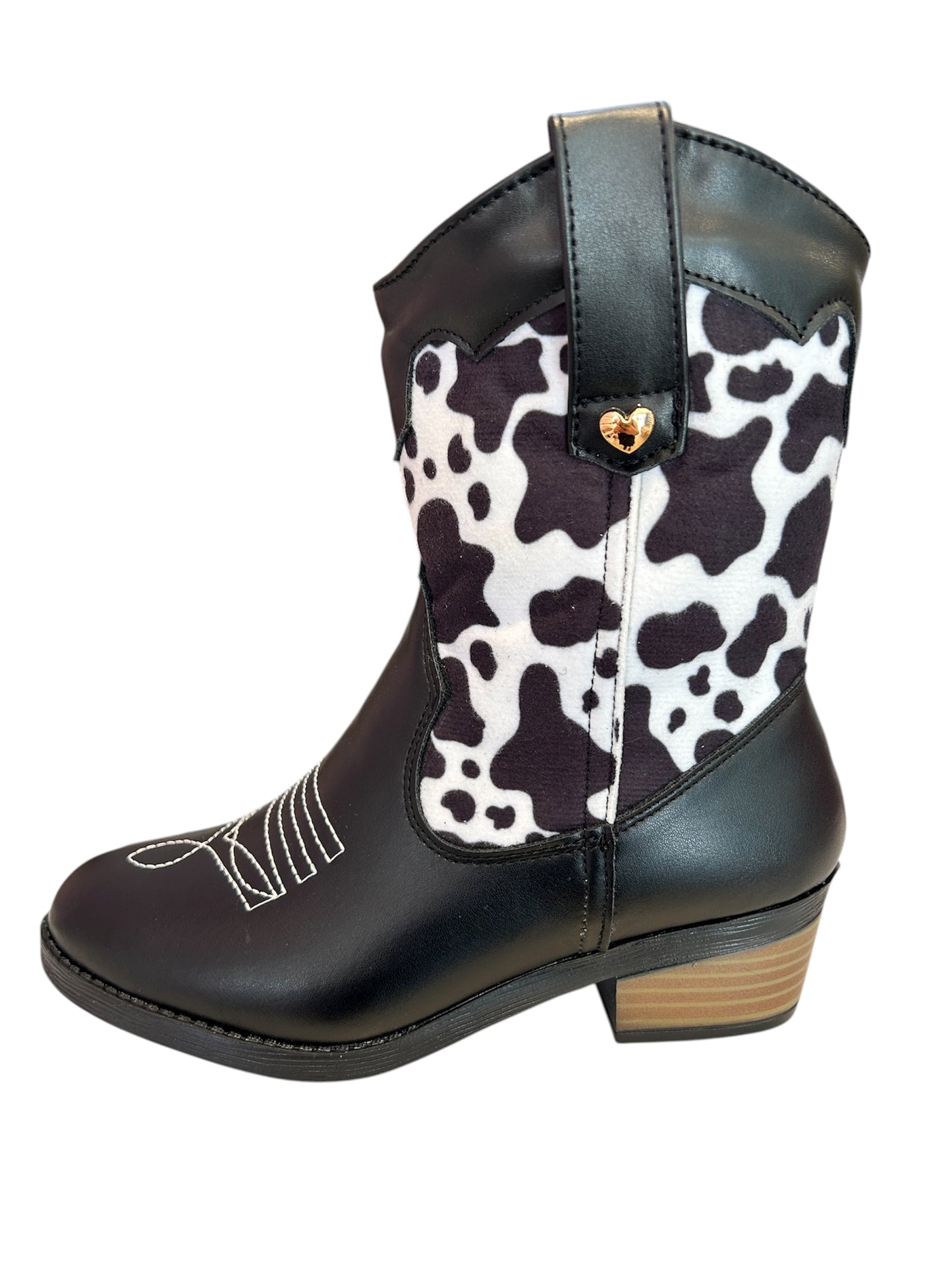 Bota Vaquera Negro/Vaca