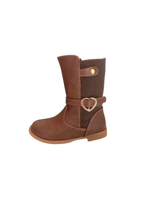 Bota alta coñac paulette