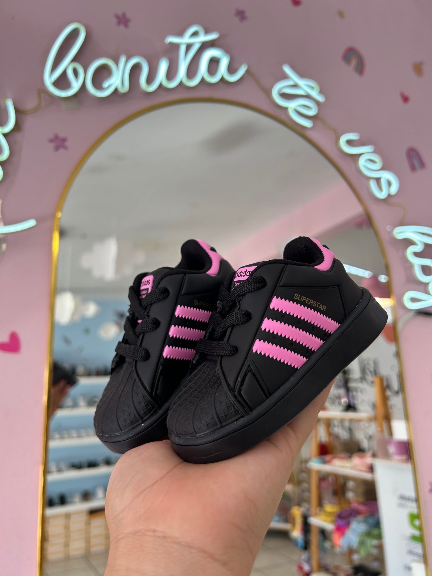 Superstar Black/Pink