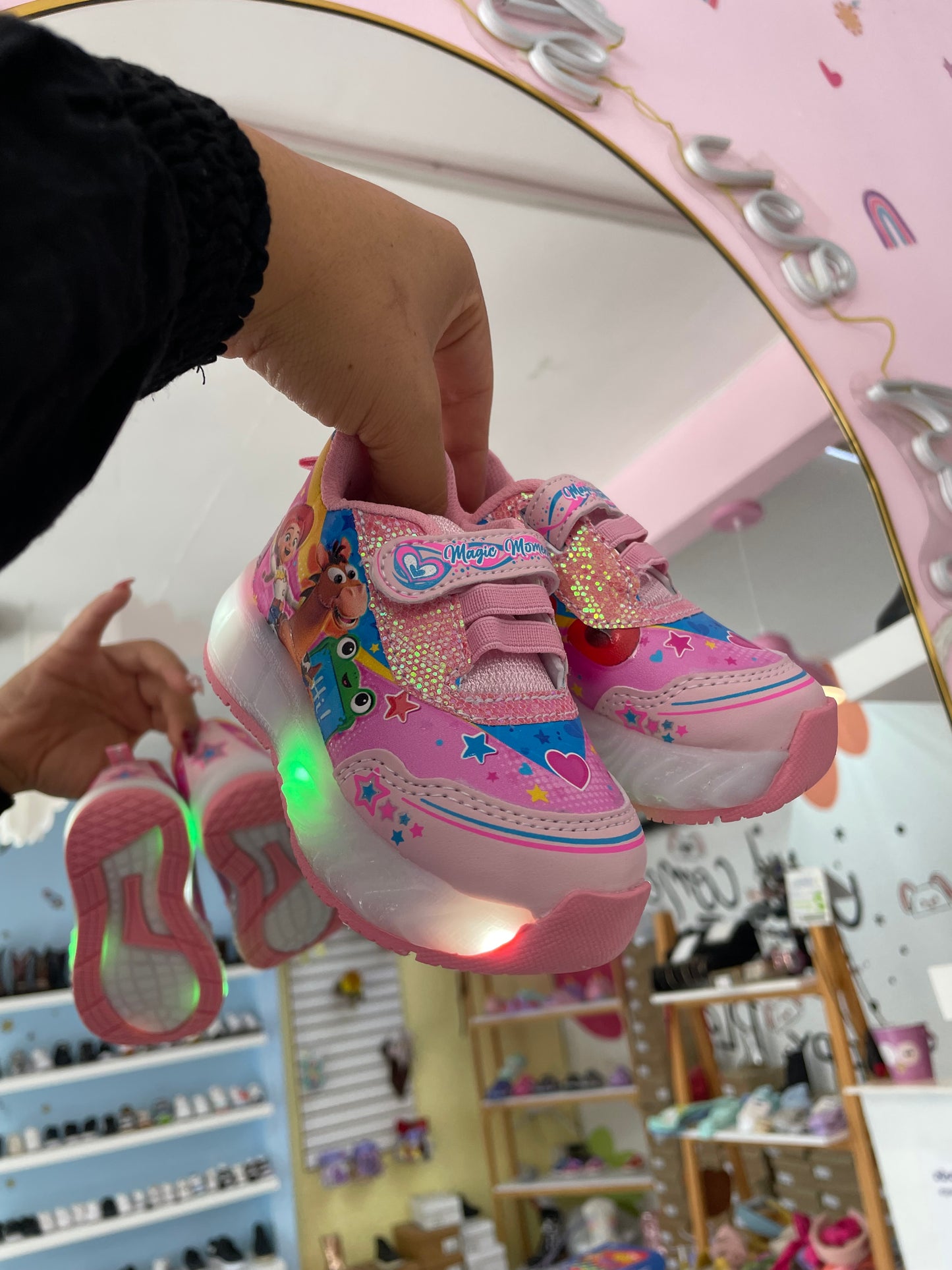 Teni Toy Story Rosa Pastel Led