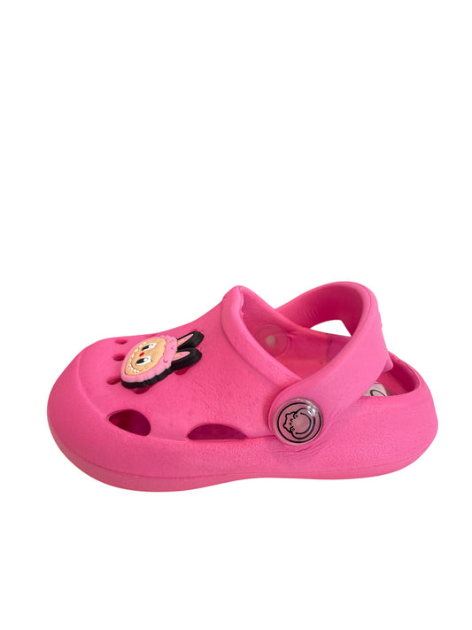 Crocs pillones rosa fucsia