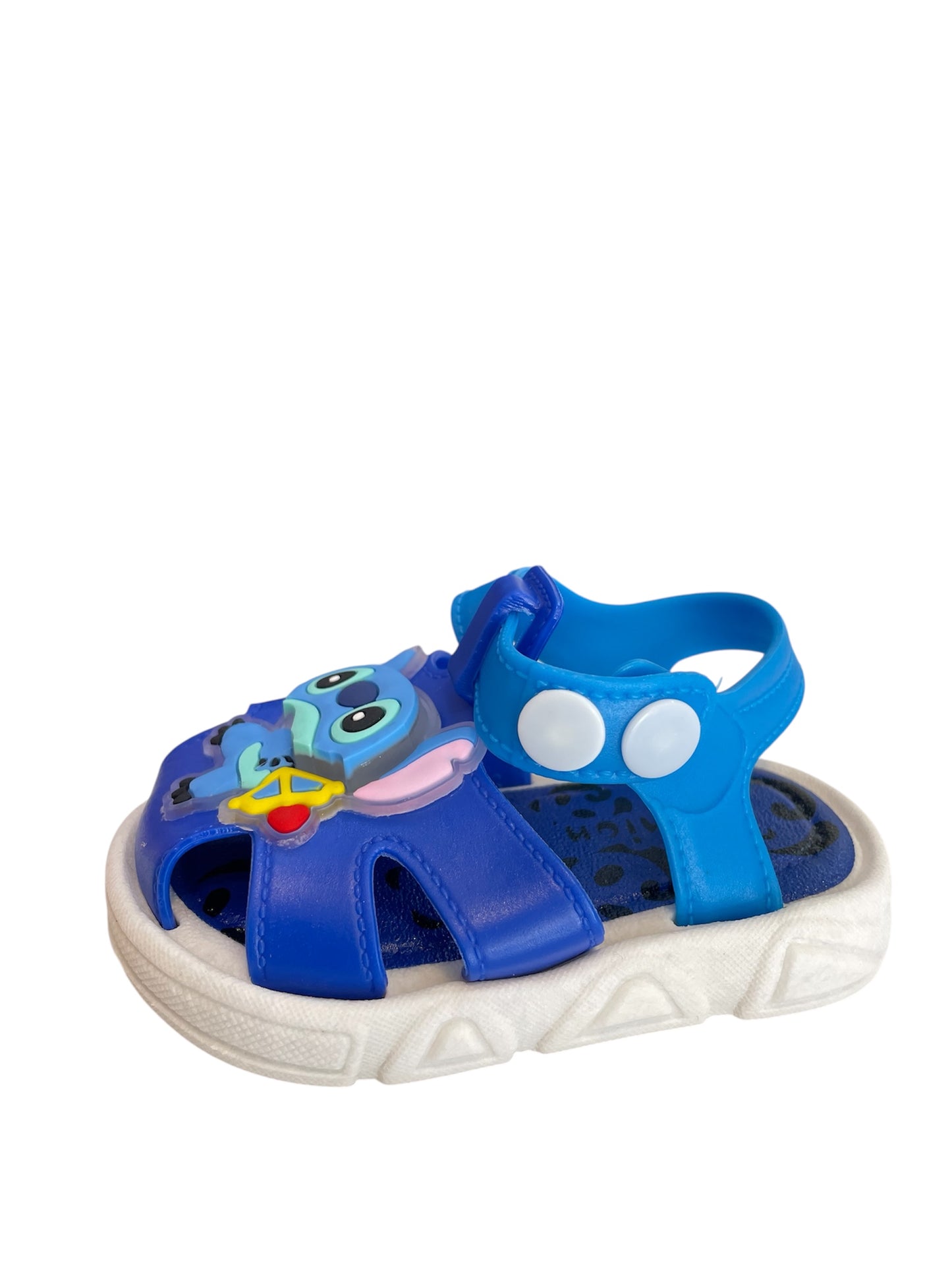 Sandalia Pillona Led Stitch Azul