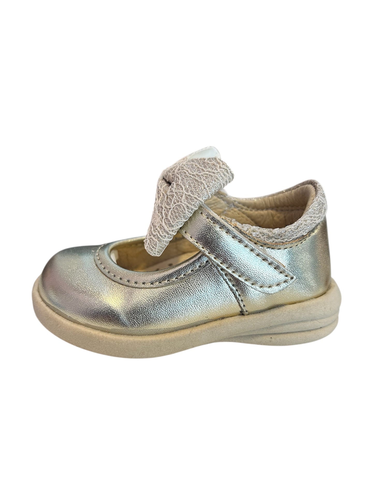 Zapato Bolonia Platina/Latte