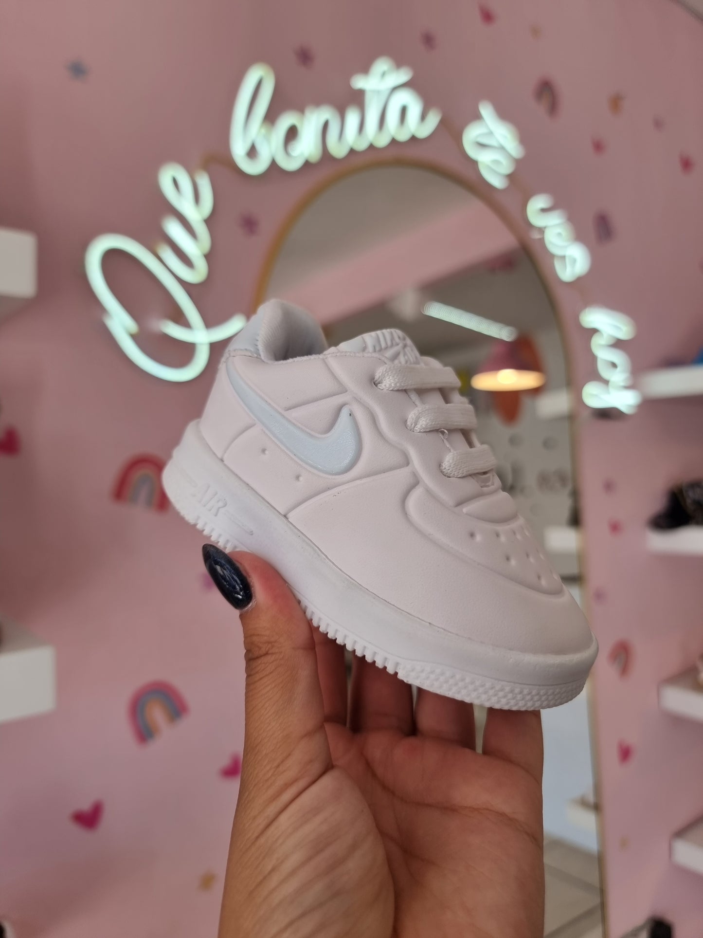 Tenis AF1 blanco bebé