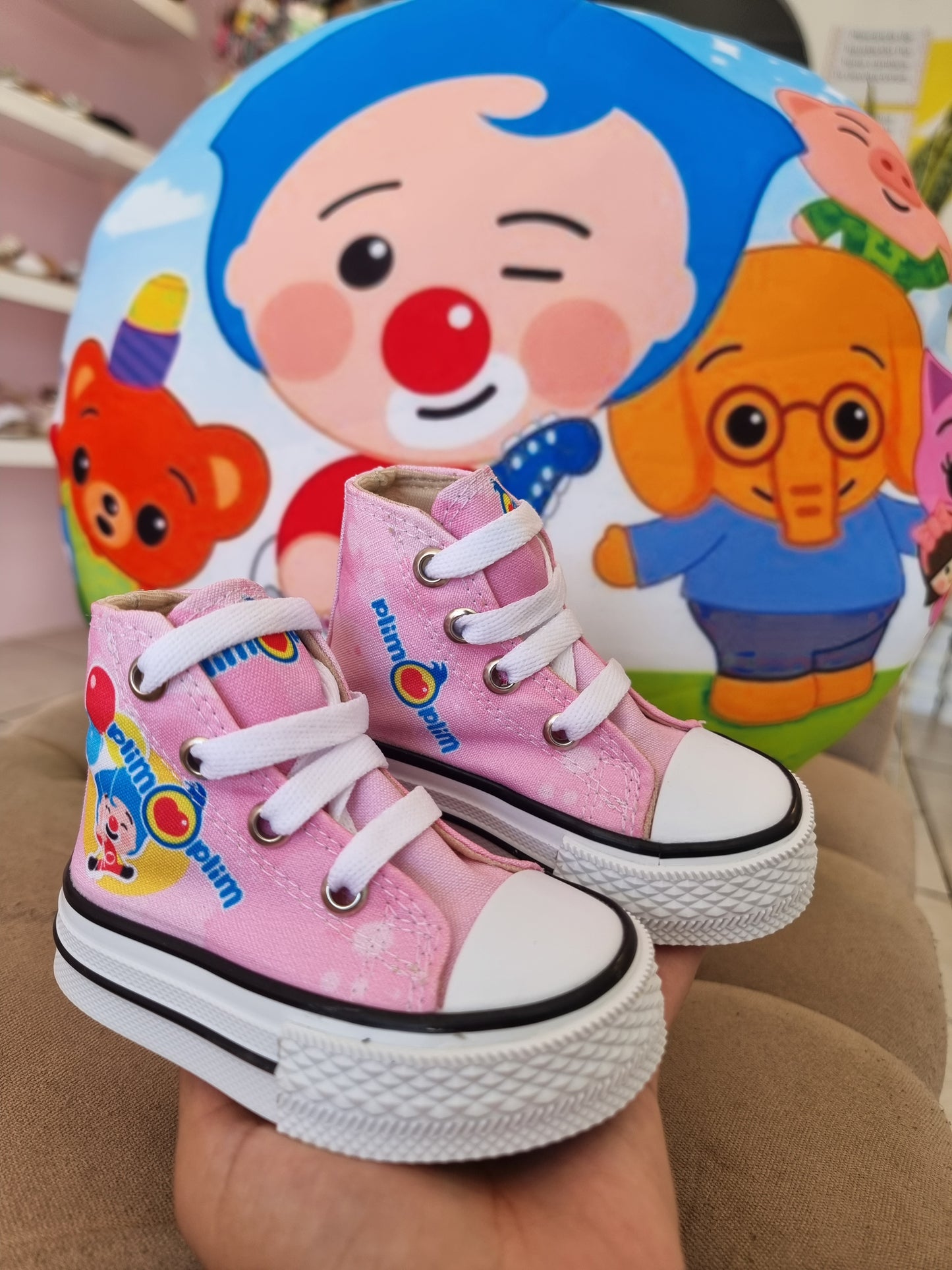 Teni plim plim converse rosa