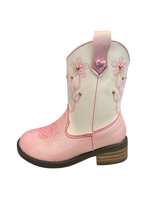 Bota Vaquera Late Rosa