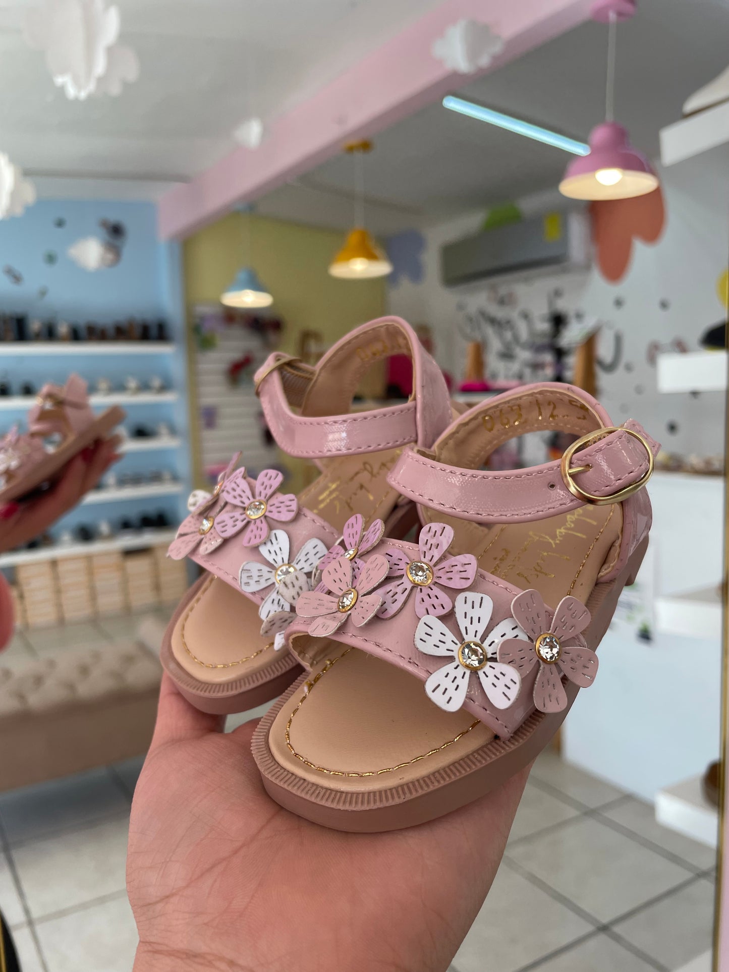 Sandalia Frappe/Flores
