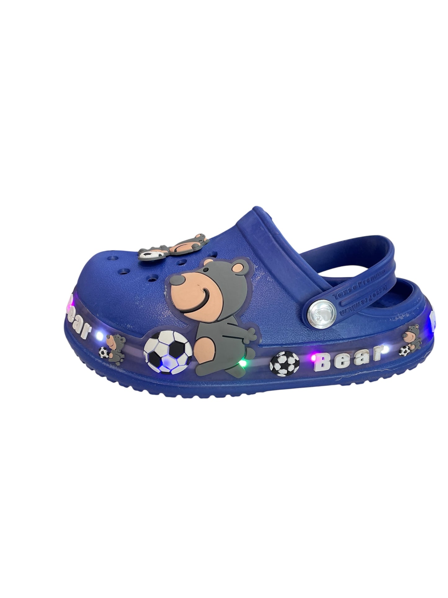 Crocs azul led