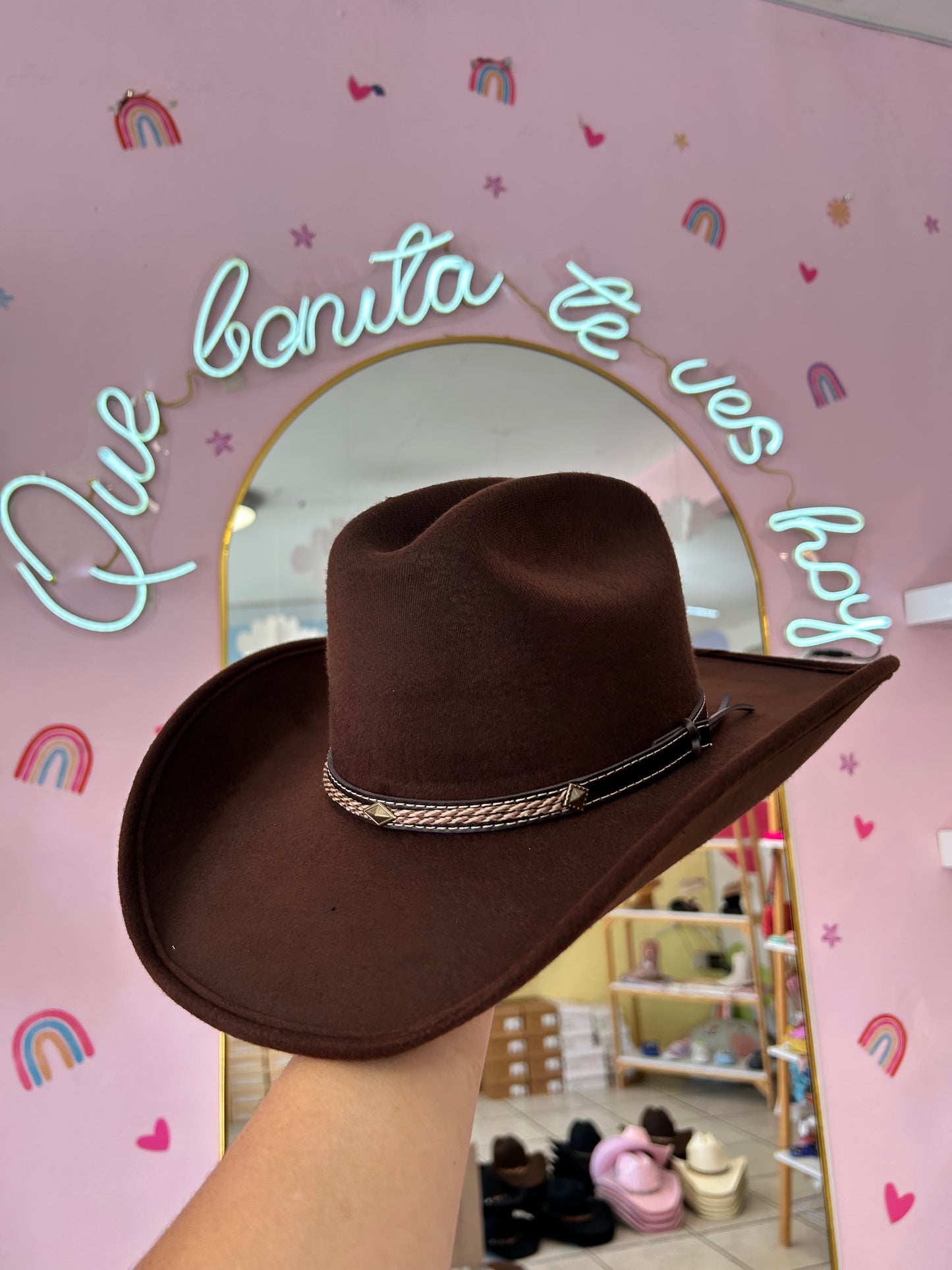 Sombrero Vaquero Café Obscuro