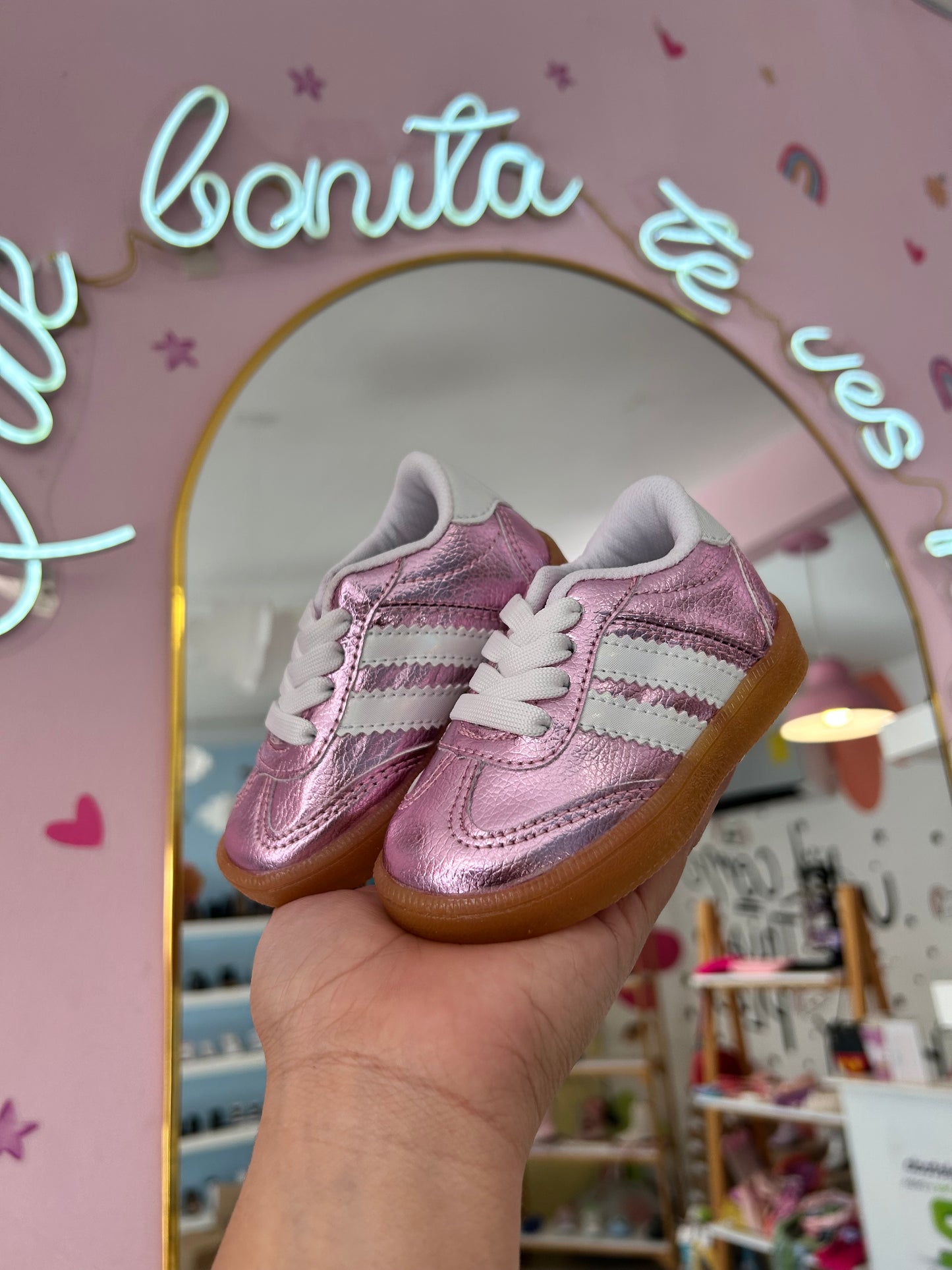 Samba Yolo Pink/Plata