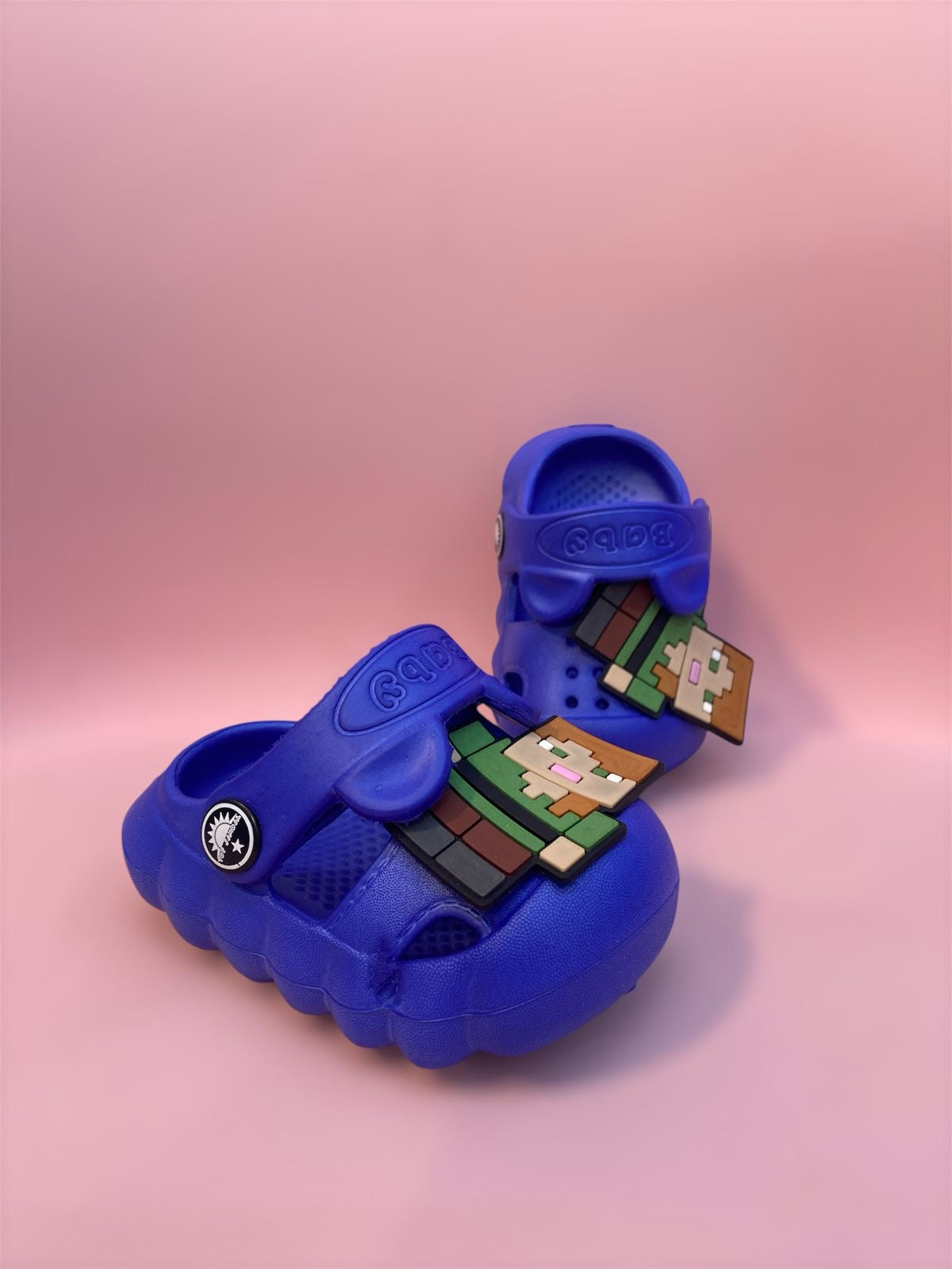 Crocs Minecraft Azul rey