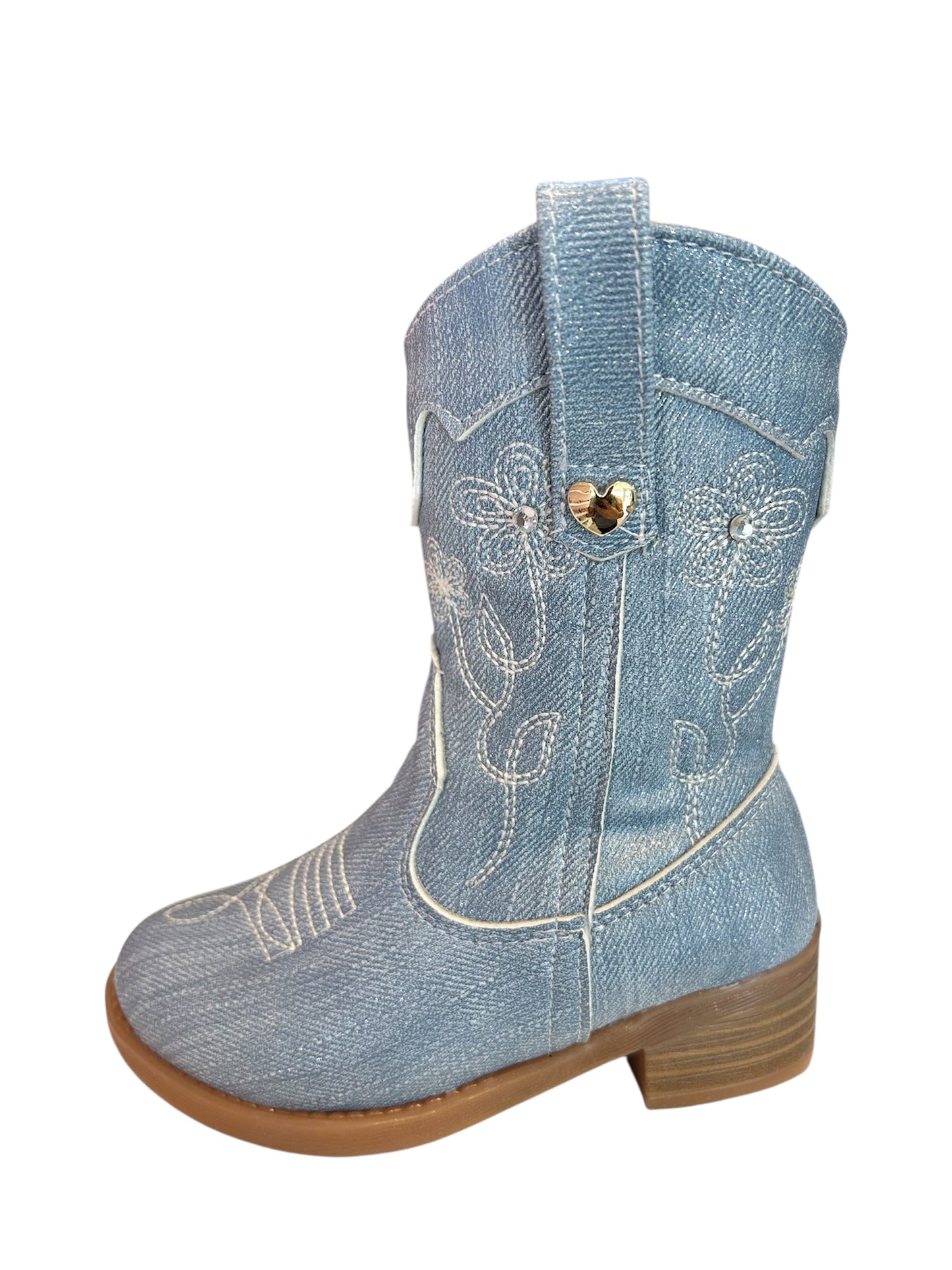 Bota Vaquera Mezclilla