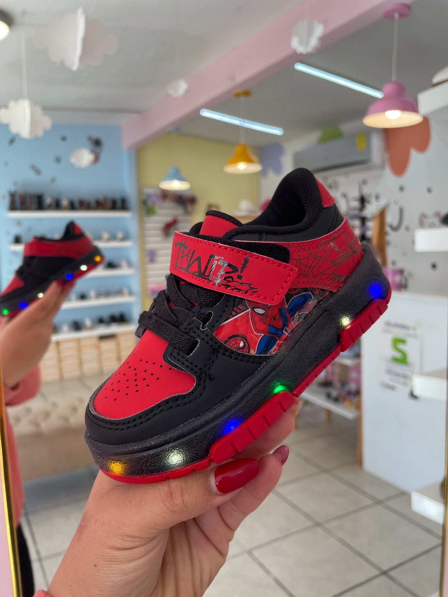 Teni Spiderman Rojo/Negro