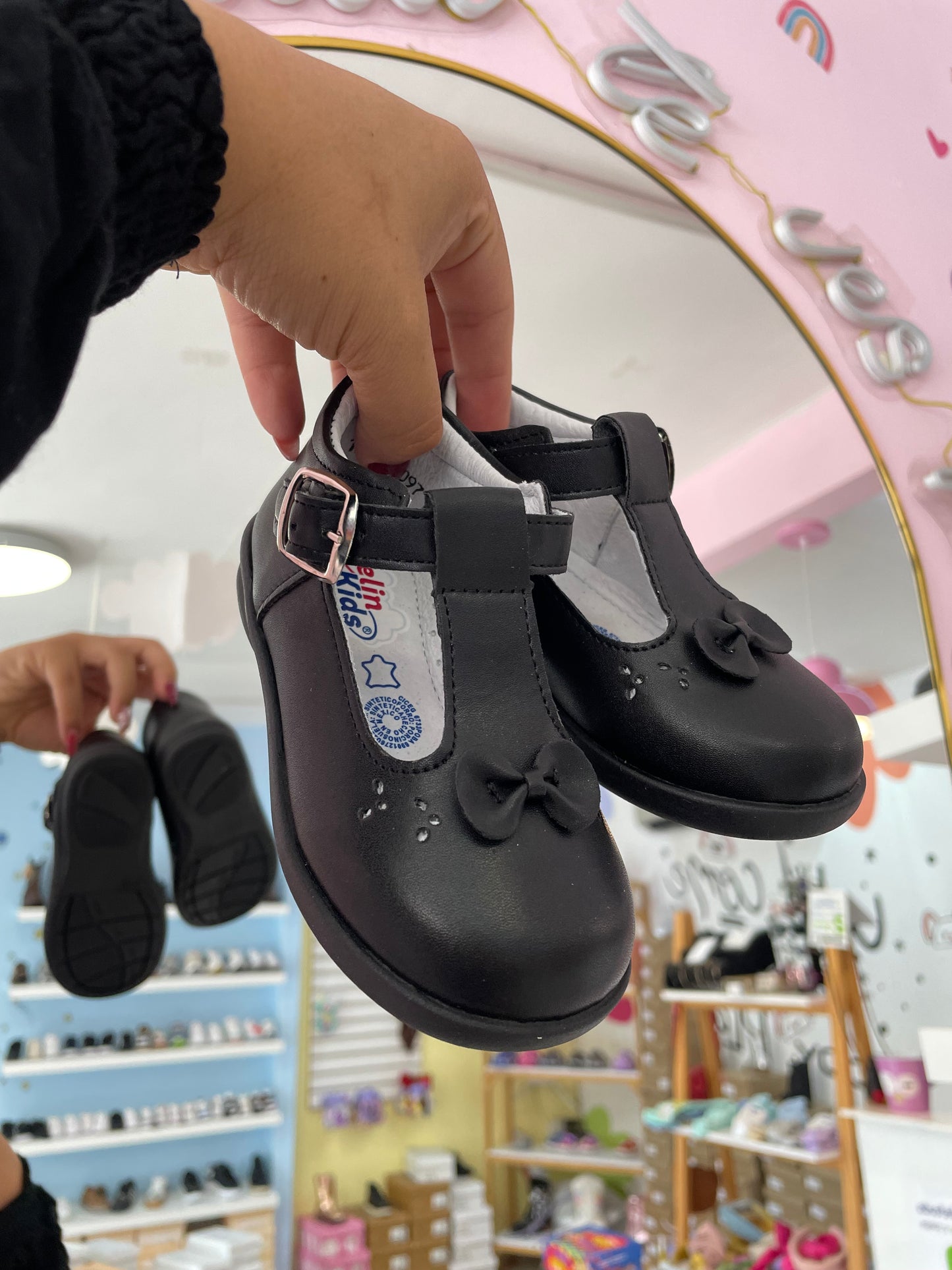 Zapato Escolar Negro 089