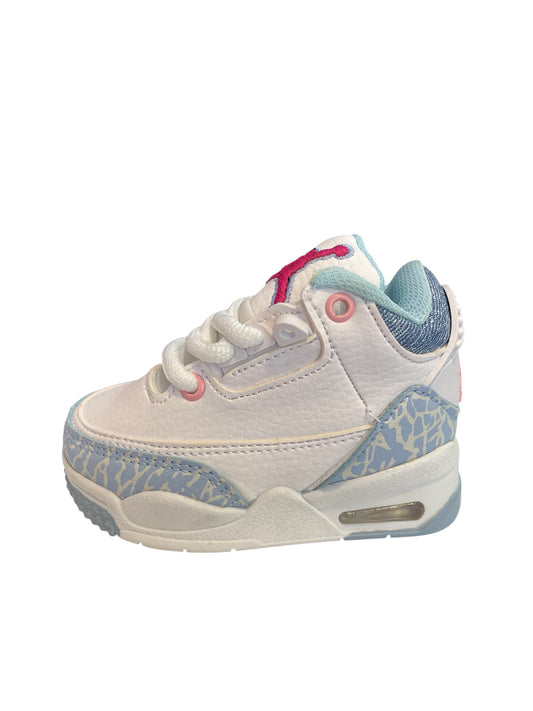 Jordan 3 Cielo/Blanco/Rosa