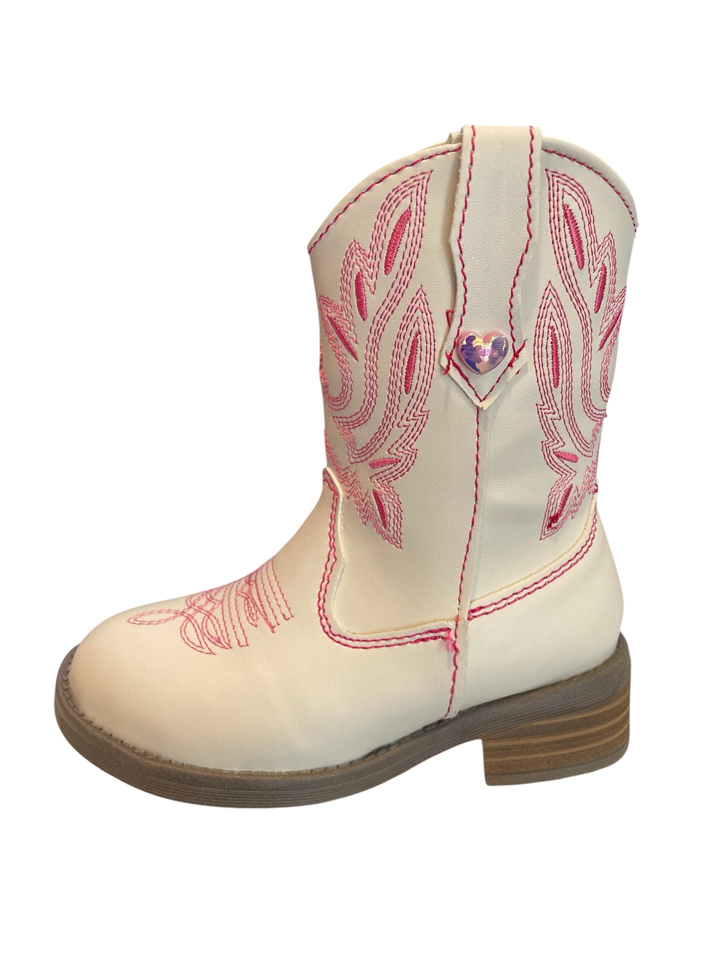 Bota Vaquera Latte/Rosa