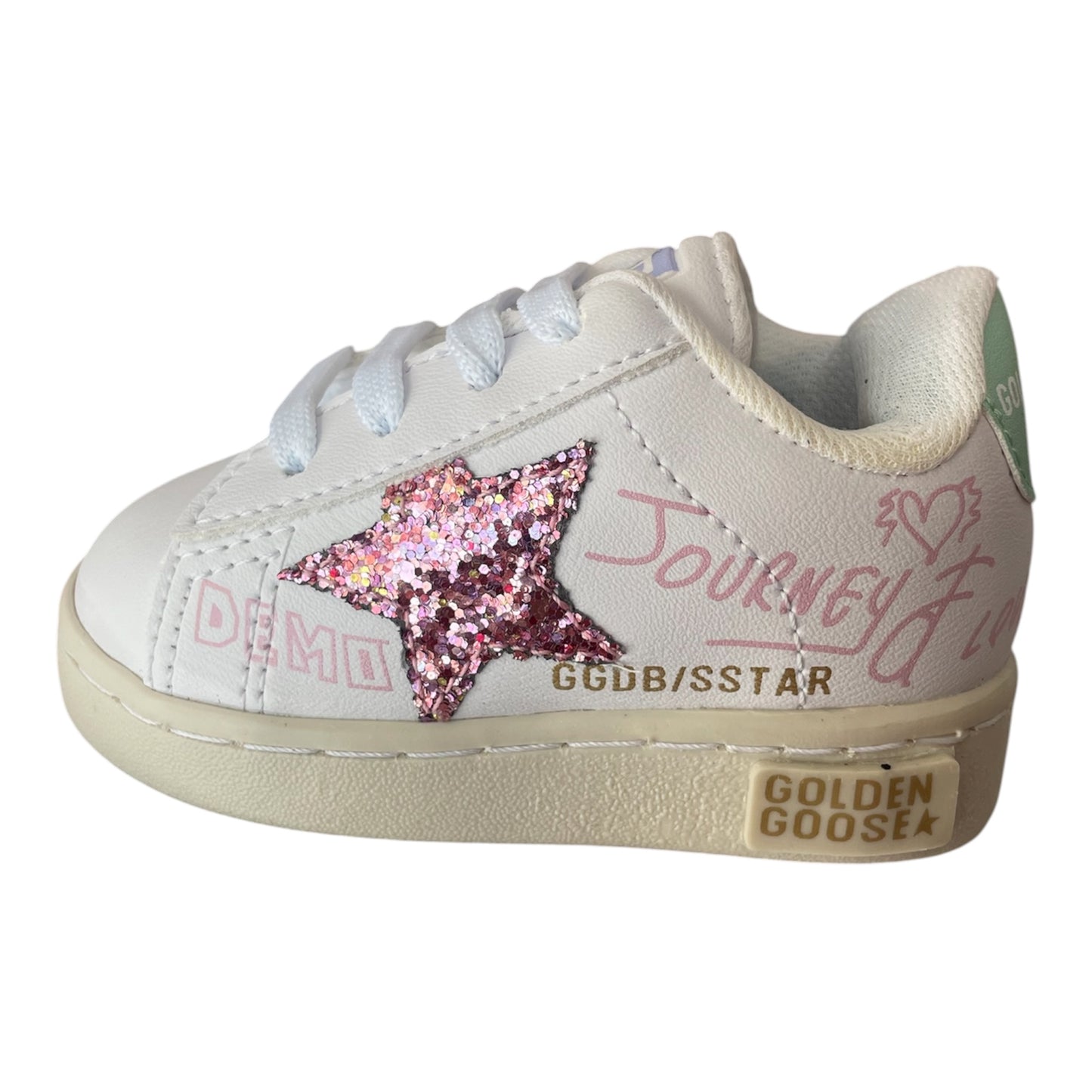 Tenis golden goose blanco/multicolor