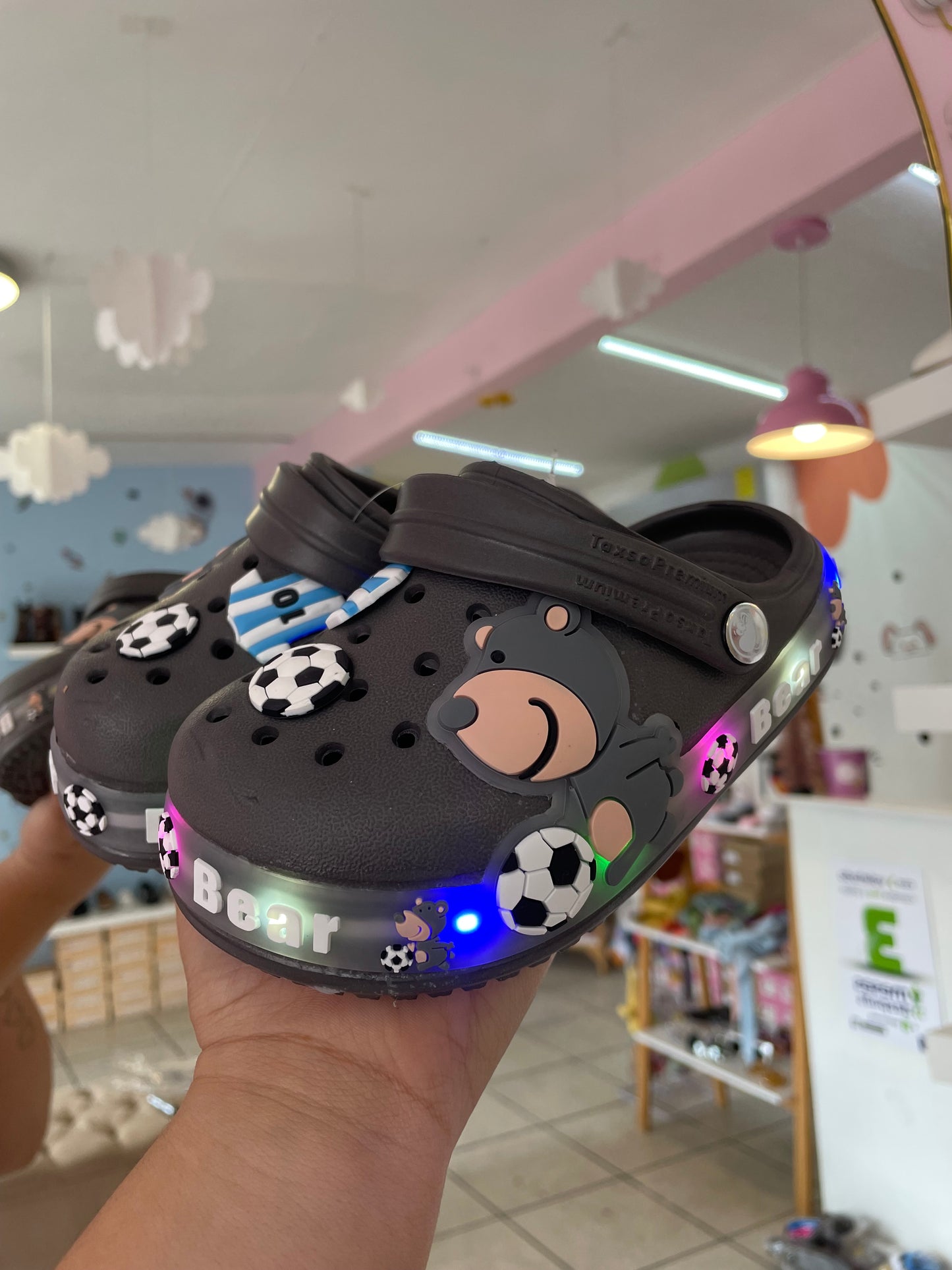 Crocs Gris Led