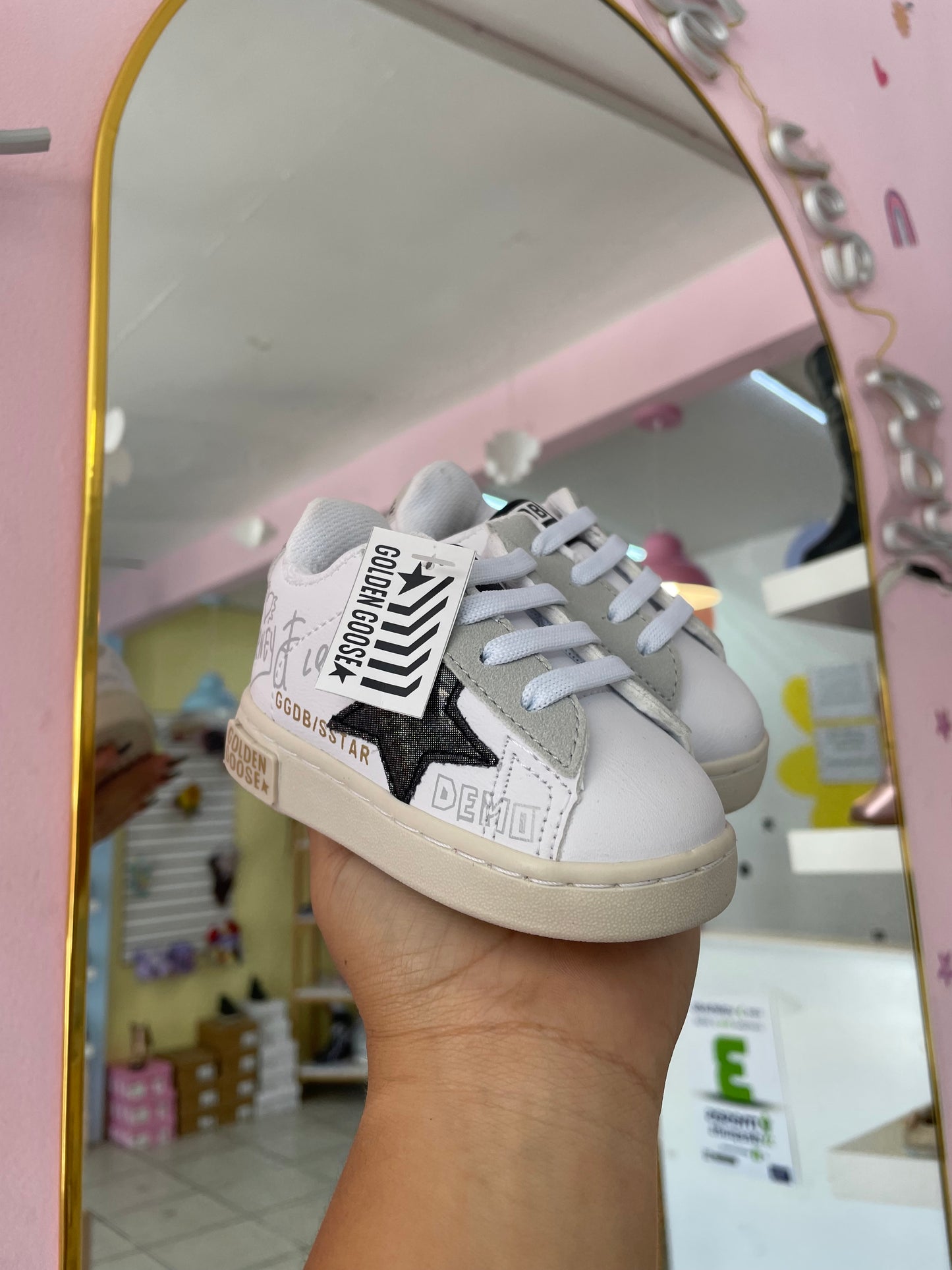 Golden Goose Blanco Gamuza