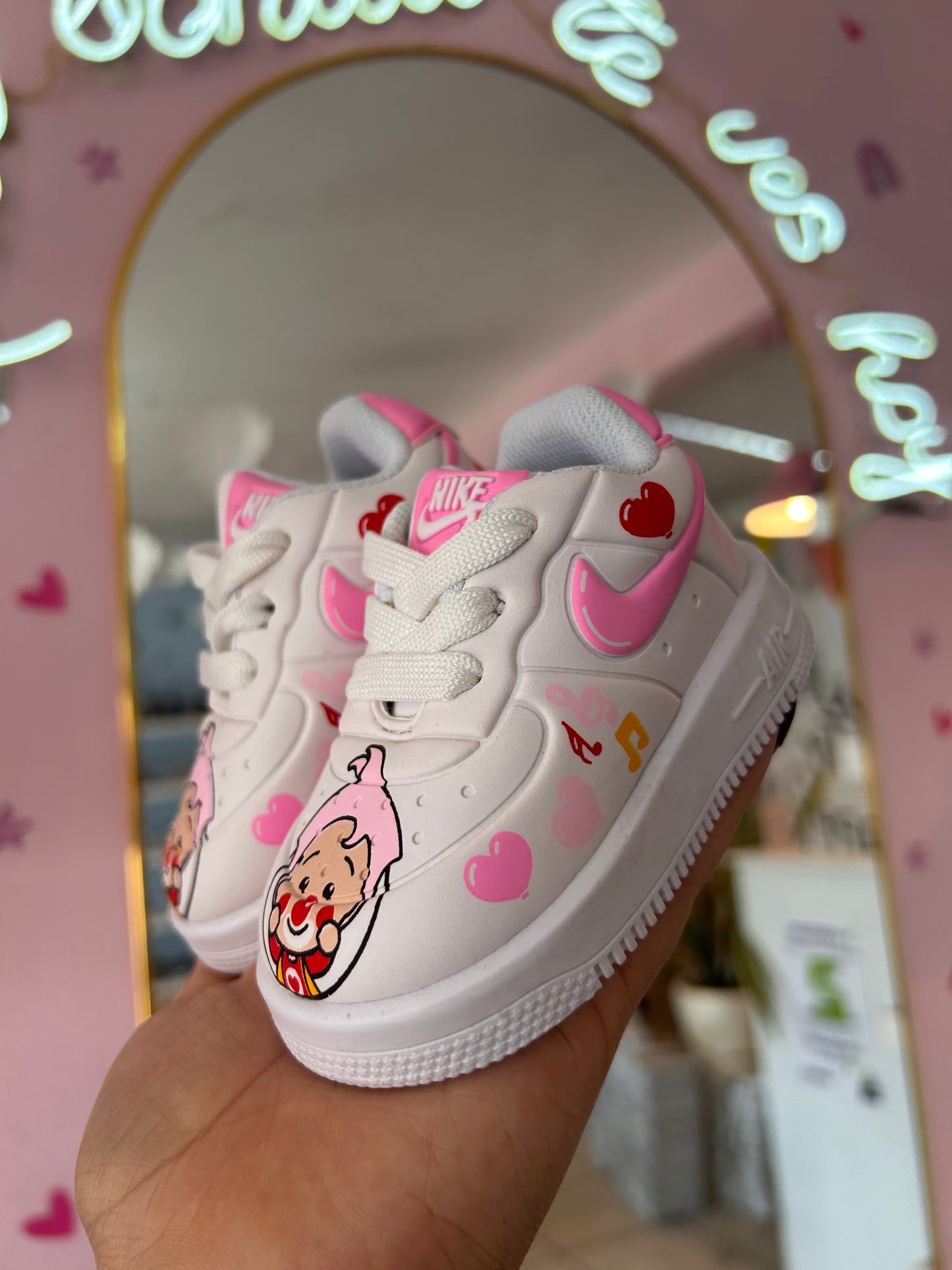 Teni plim plim rosa AF1