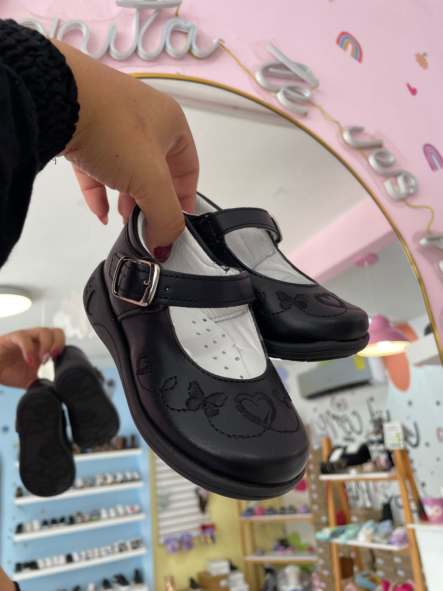 Zapato Escolar Negro 310