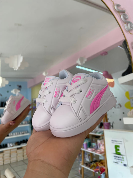 Teni Puma Bebé White/Pink