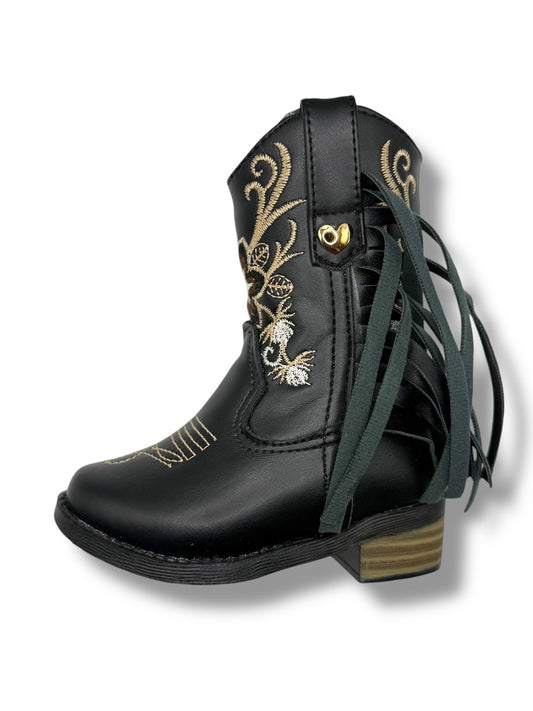 Bota Vaquera Negra España