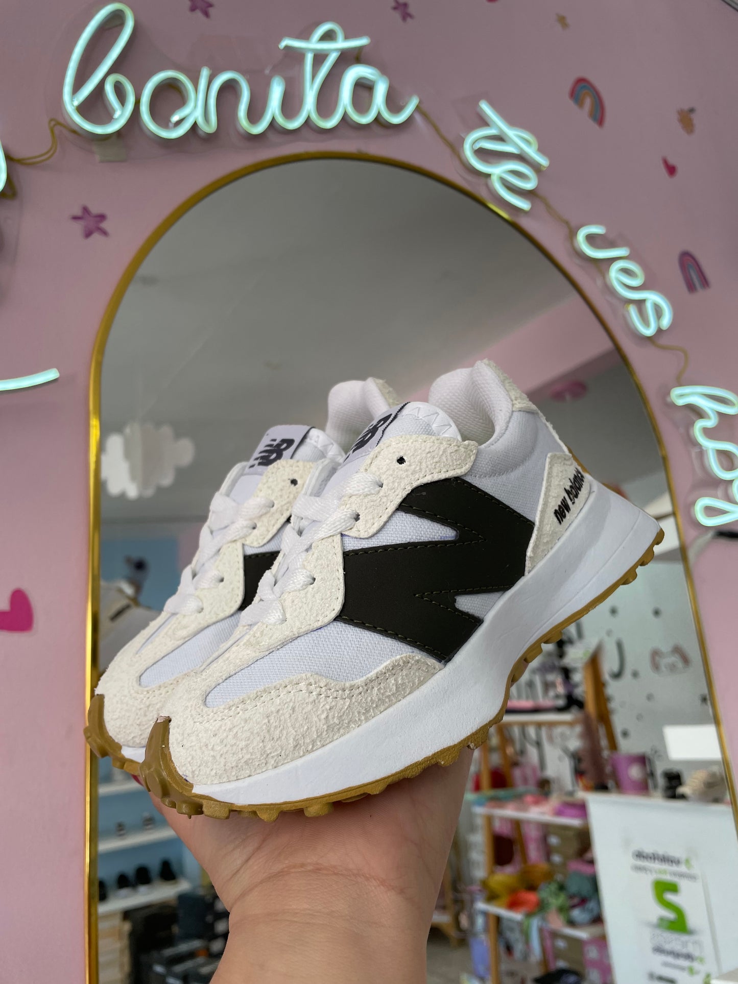 New Balance Late/Blanco/Verde