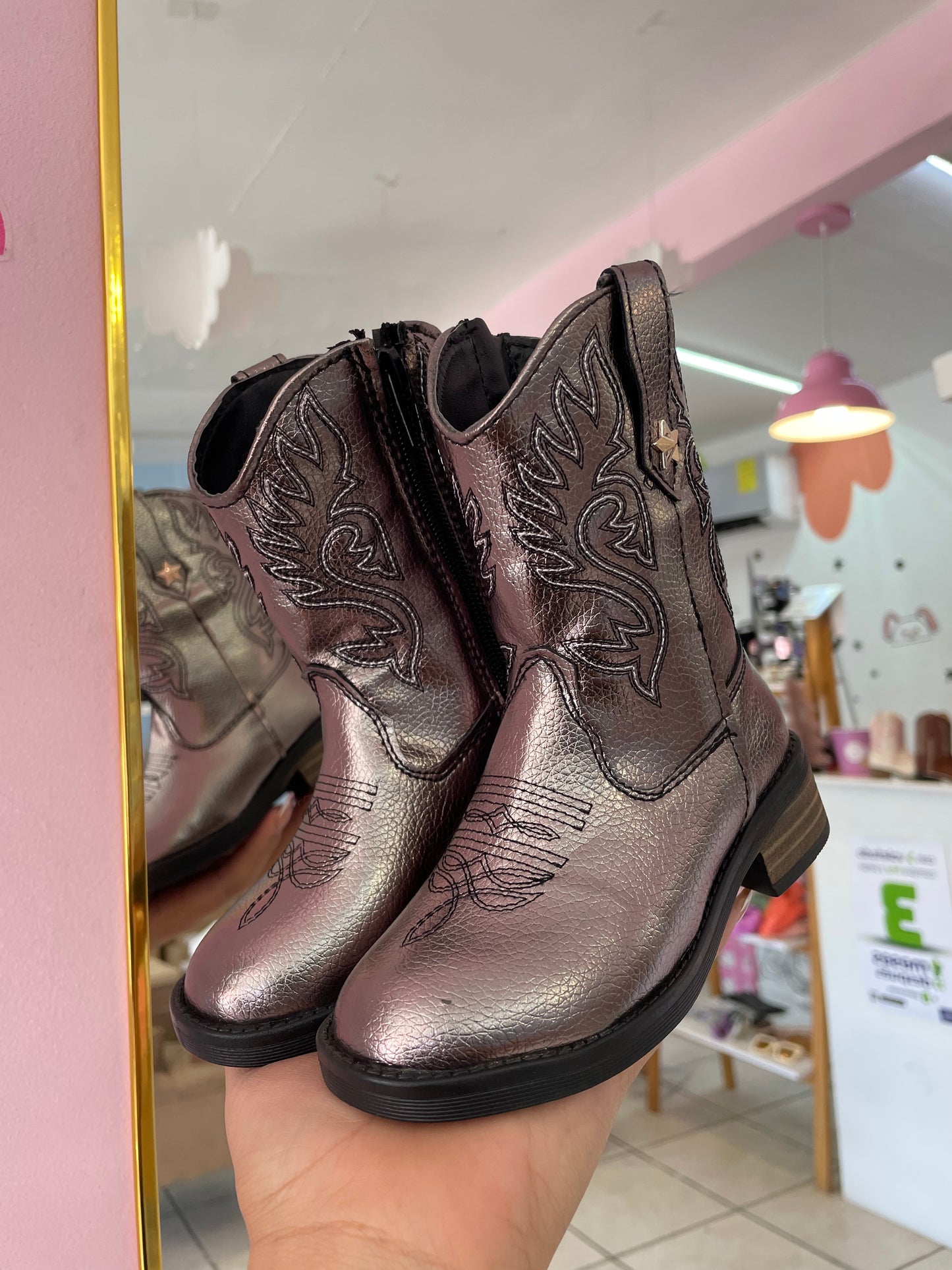 Bota Vaquera Antimonio