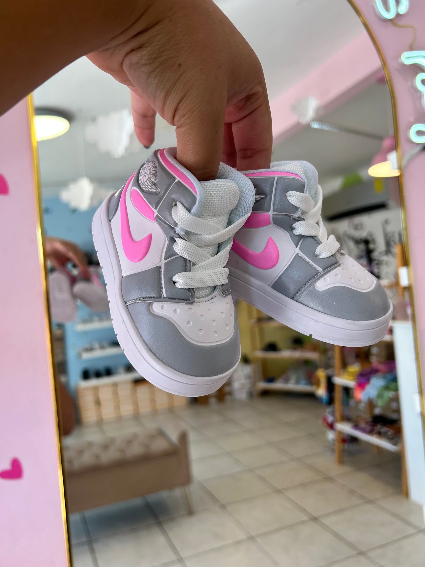 Jordan Bebé Grey/Pink