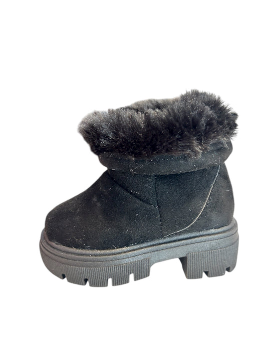 Bota Peluche Negro