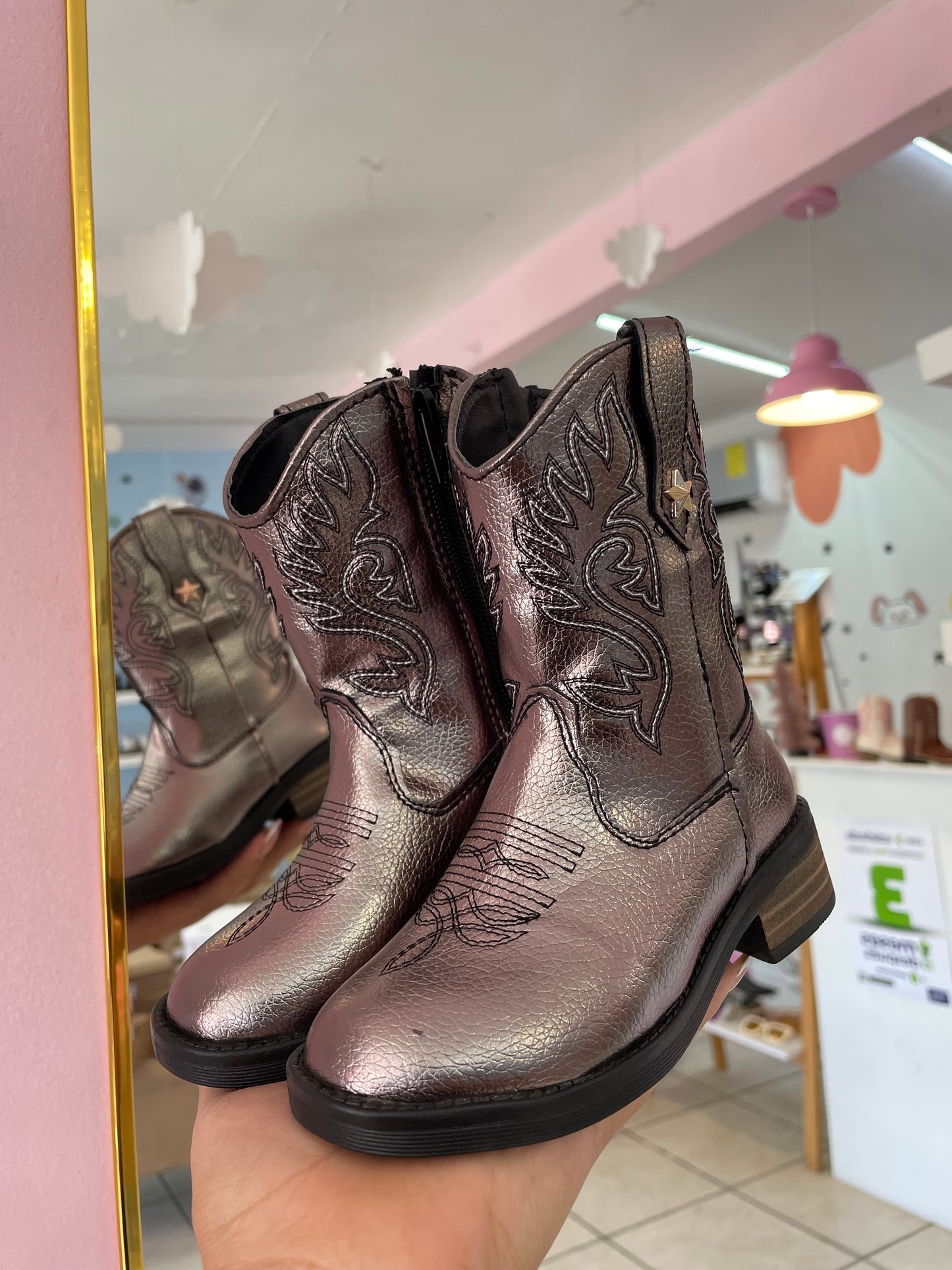 Bota Vaquera Antimonio
