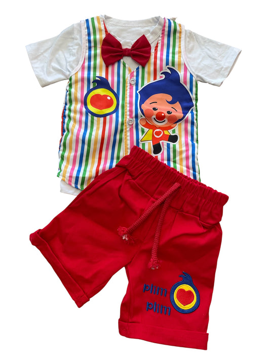 Traje plim plim con chaleco