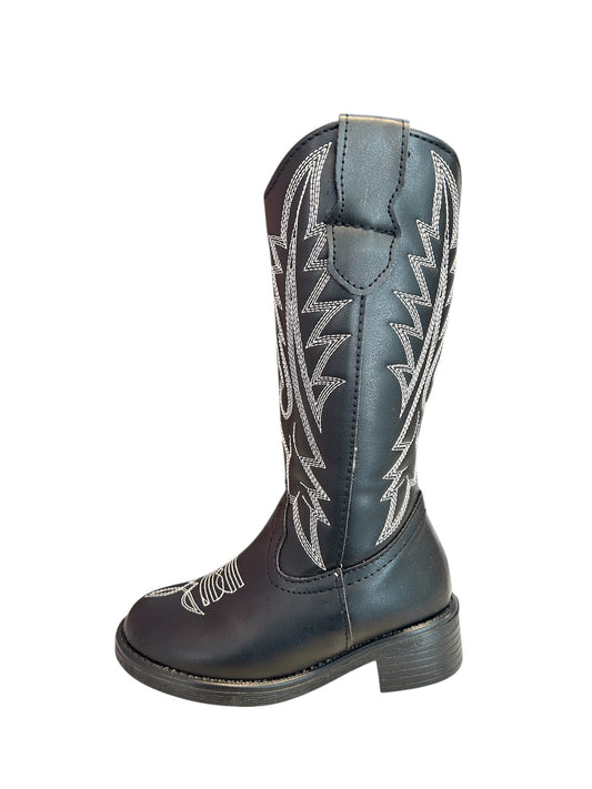 Bota Vaquera Negra España