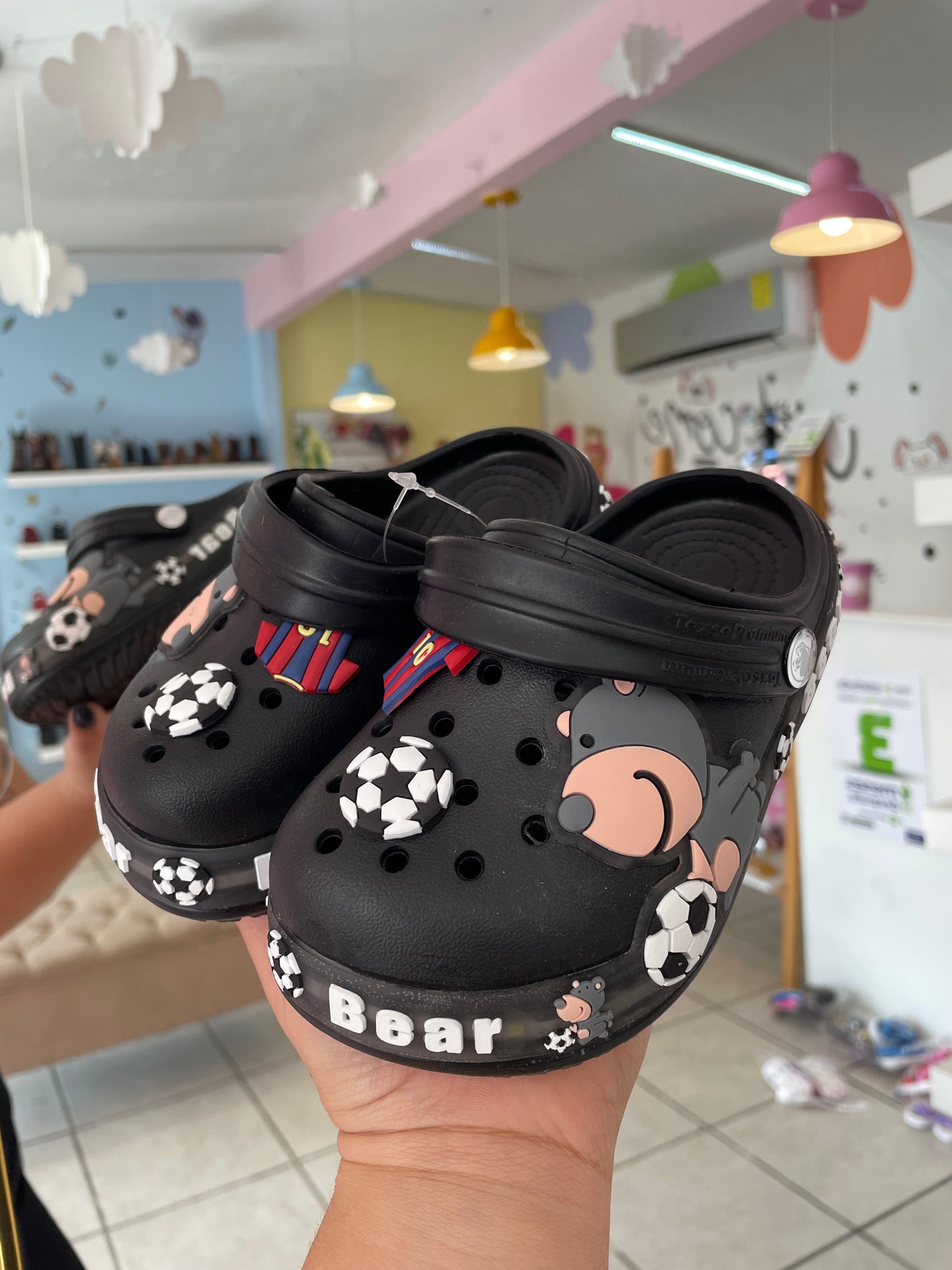 Crocs Negro Led
