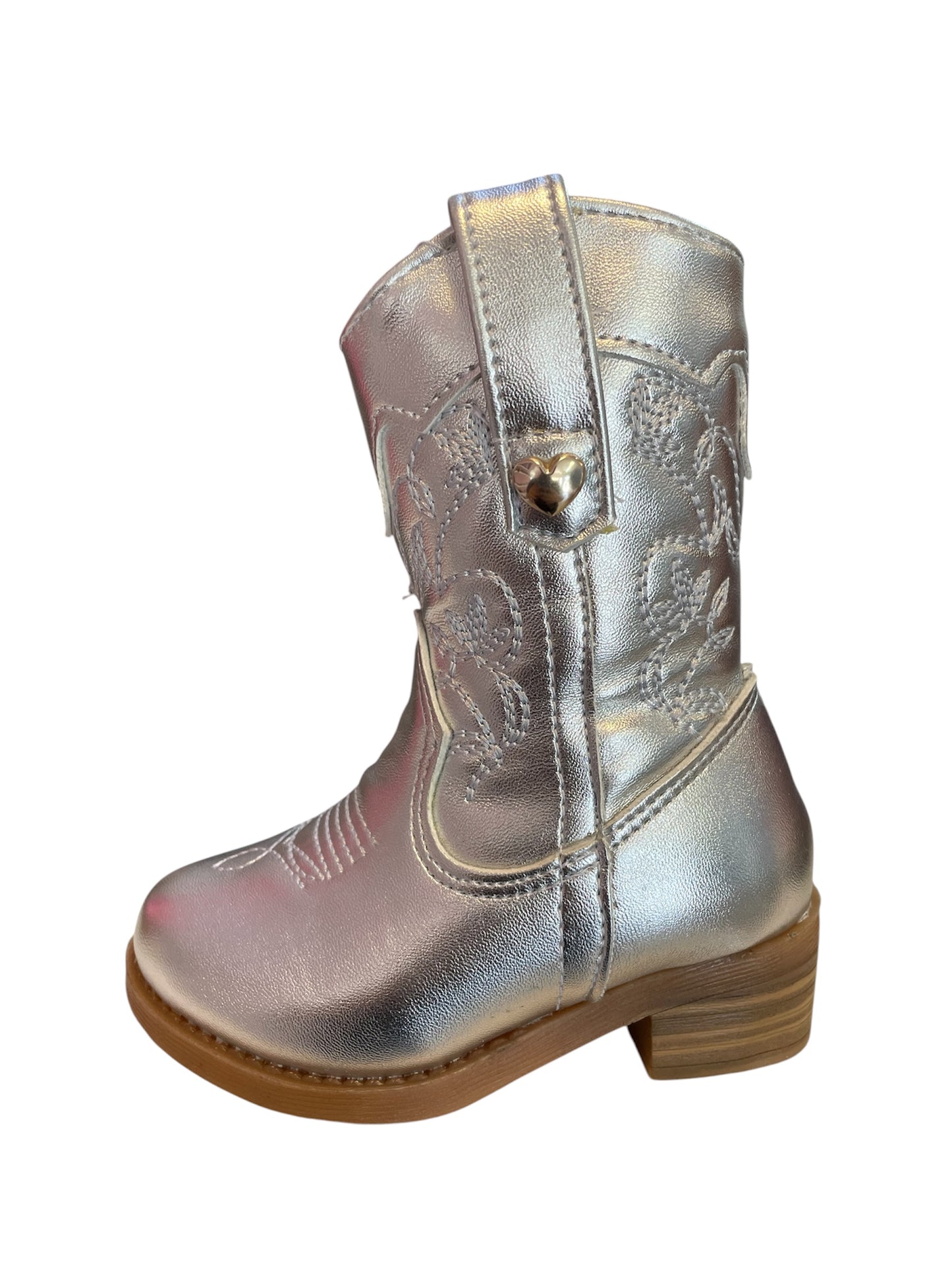 Bota Vaquera Plata