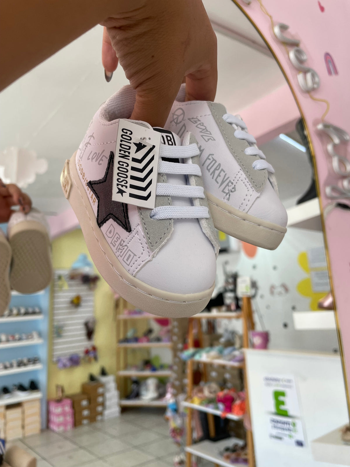 Golden Goose Blanco Gamuza