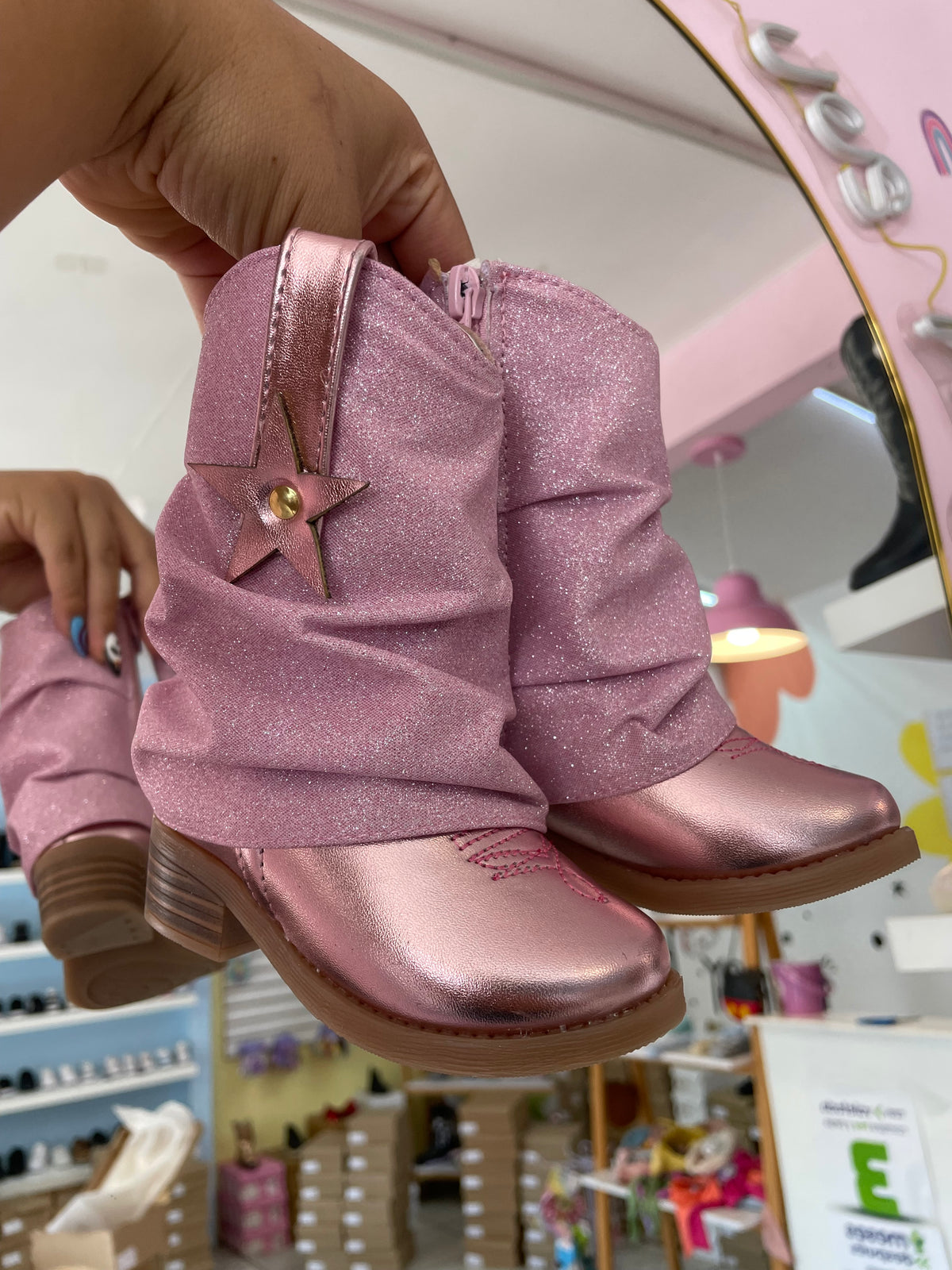 Bota Vaquera Cuarzo/Brillos
