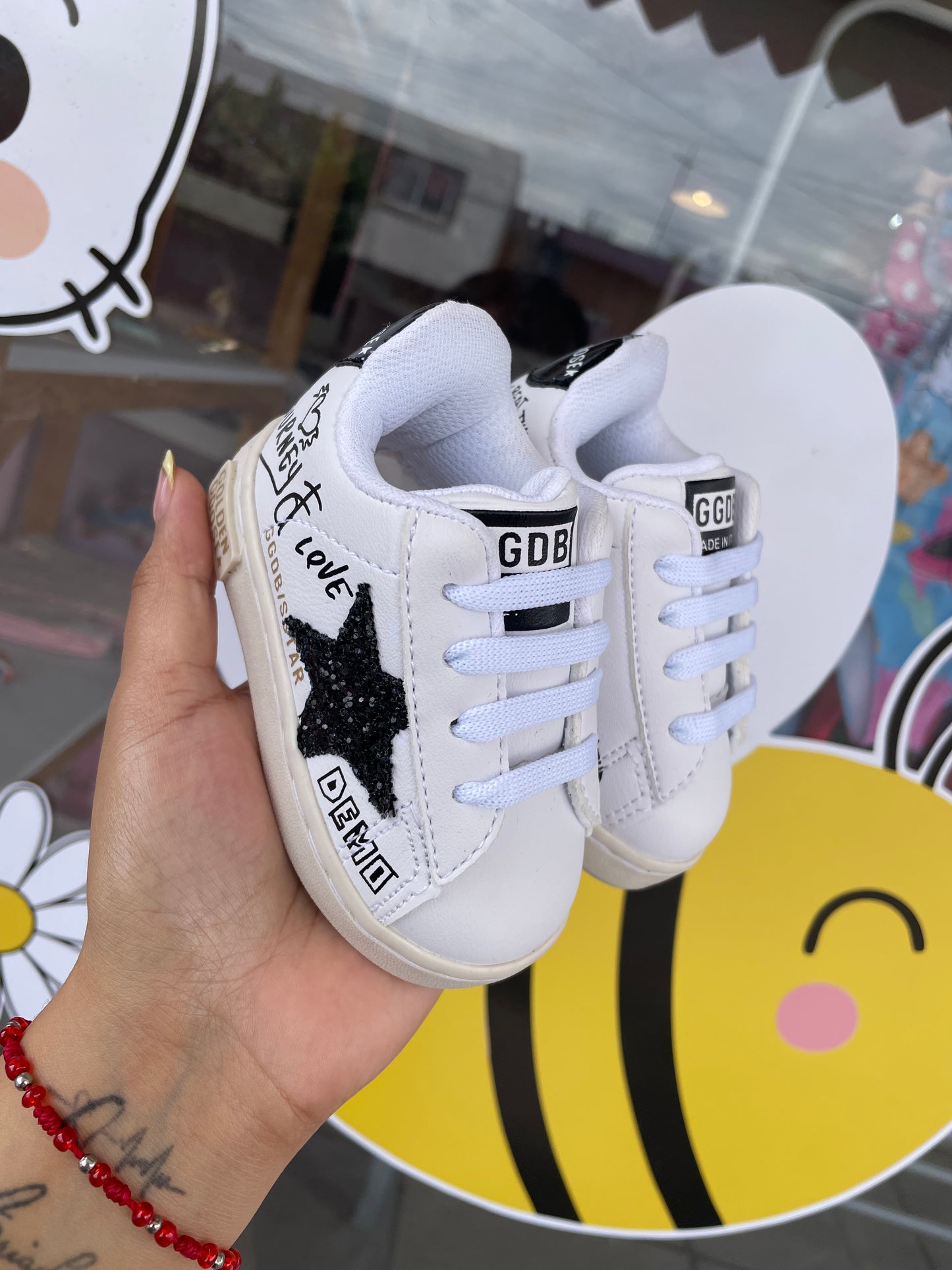 Tenis golden gosse blanco/negro